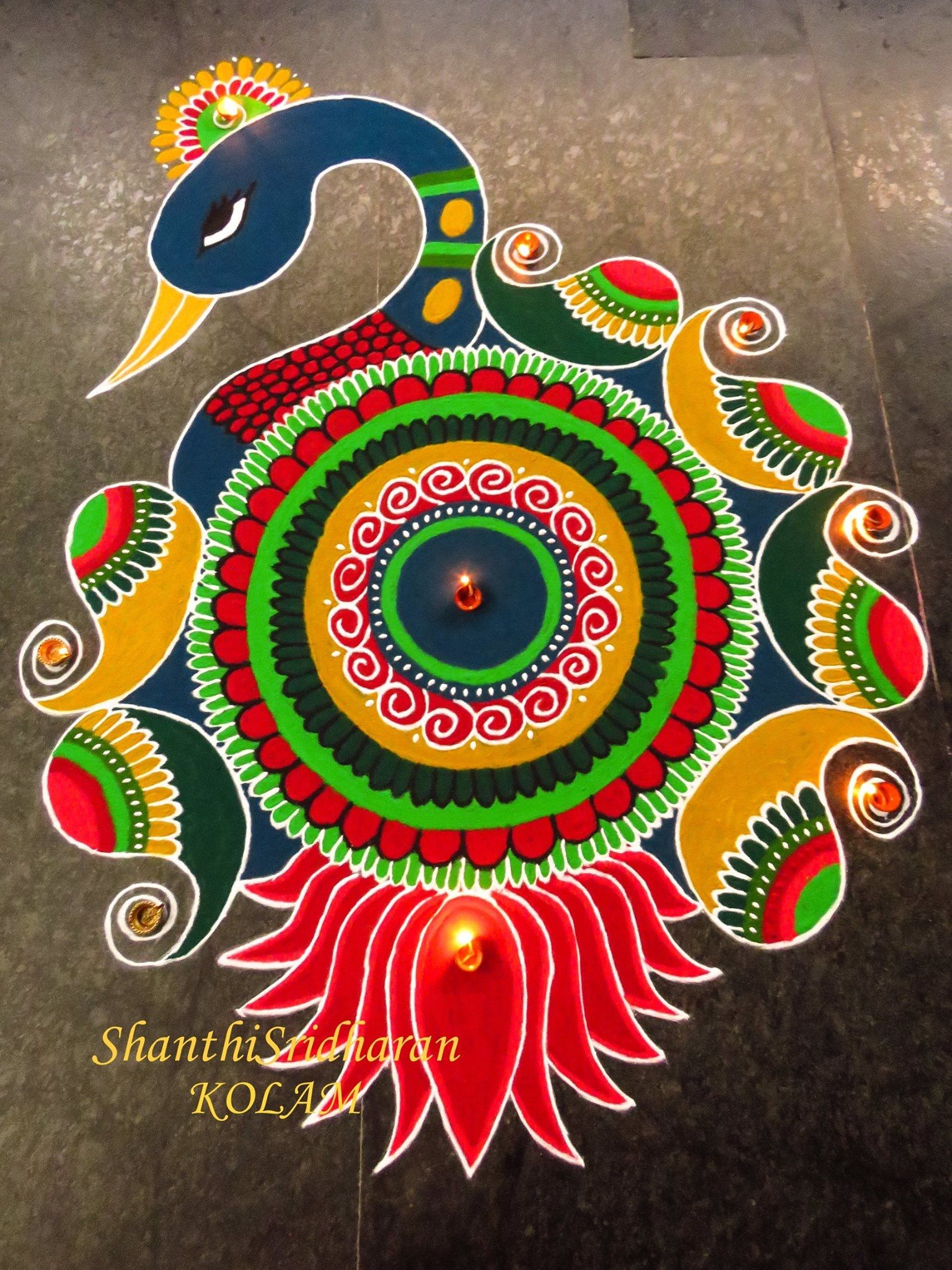 Pin by Shakila Raj on Rangoli | Pinterest | Rangoli designs, Diwali ...