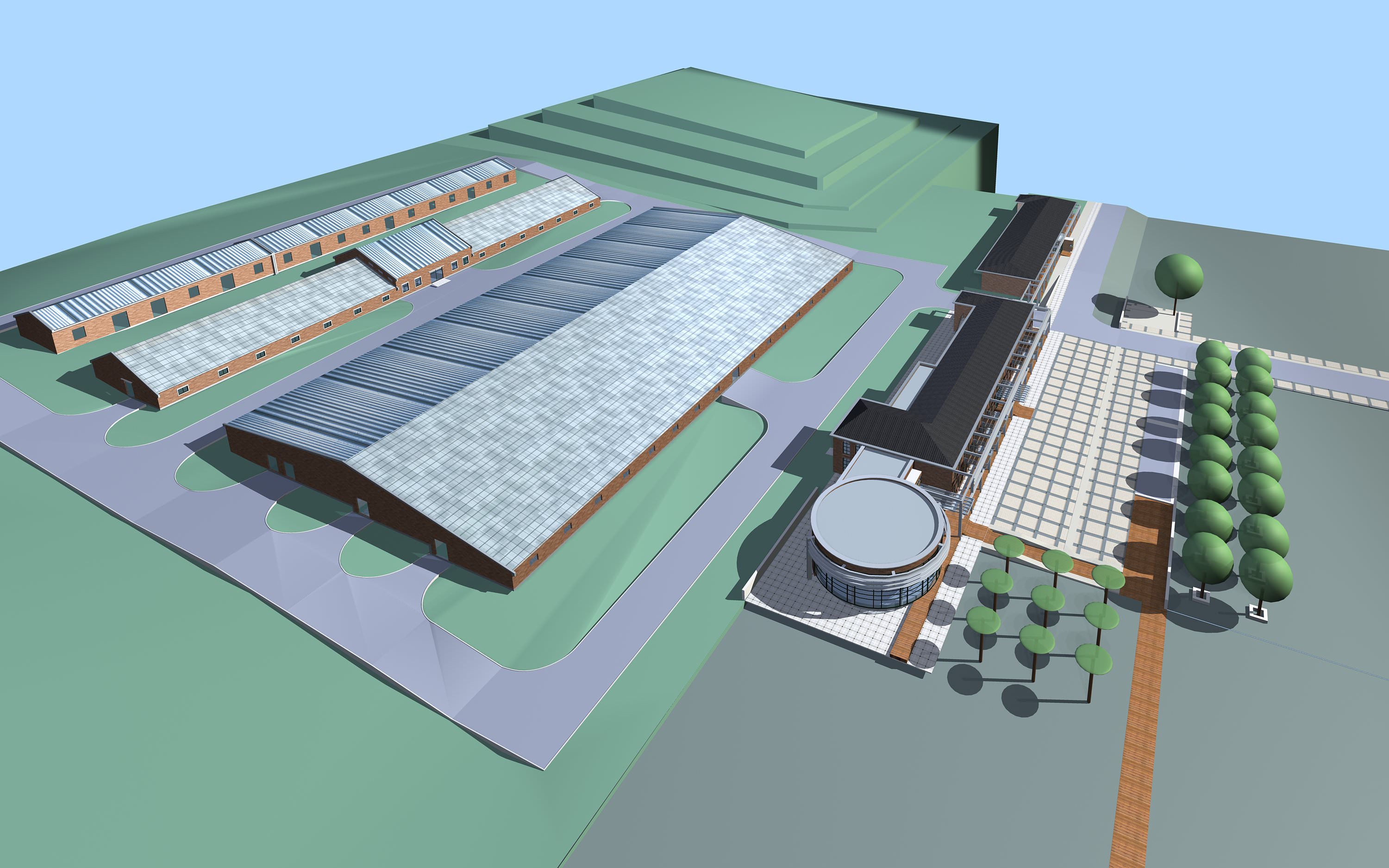 3D Industrial Area Design | CGTrader