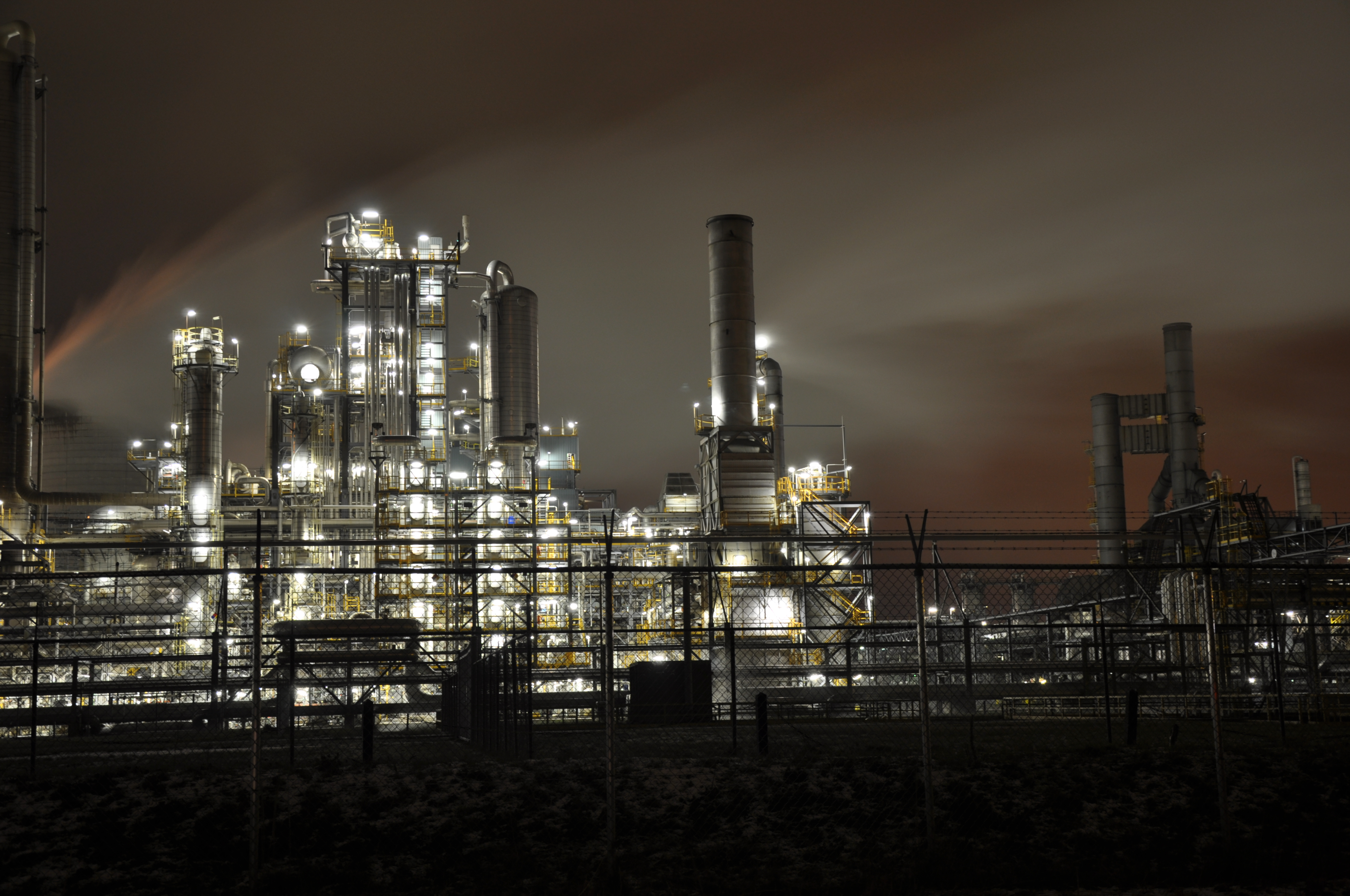 Industry at night photo