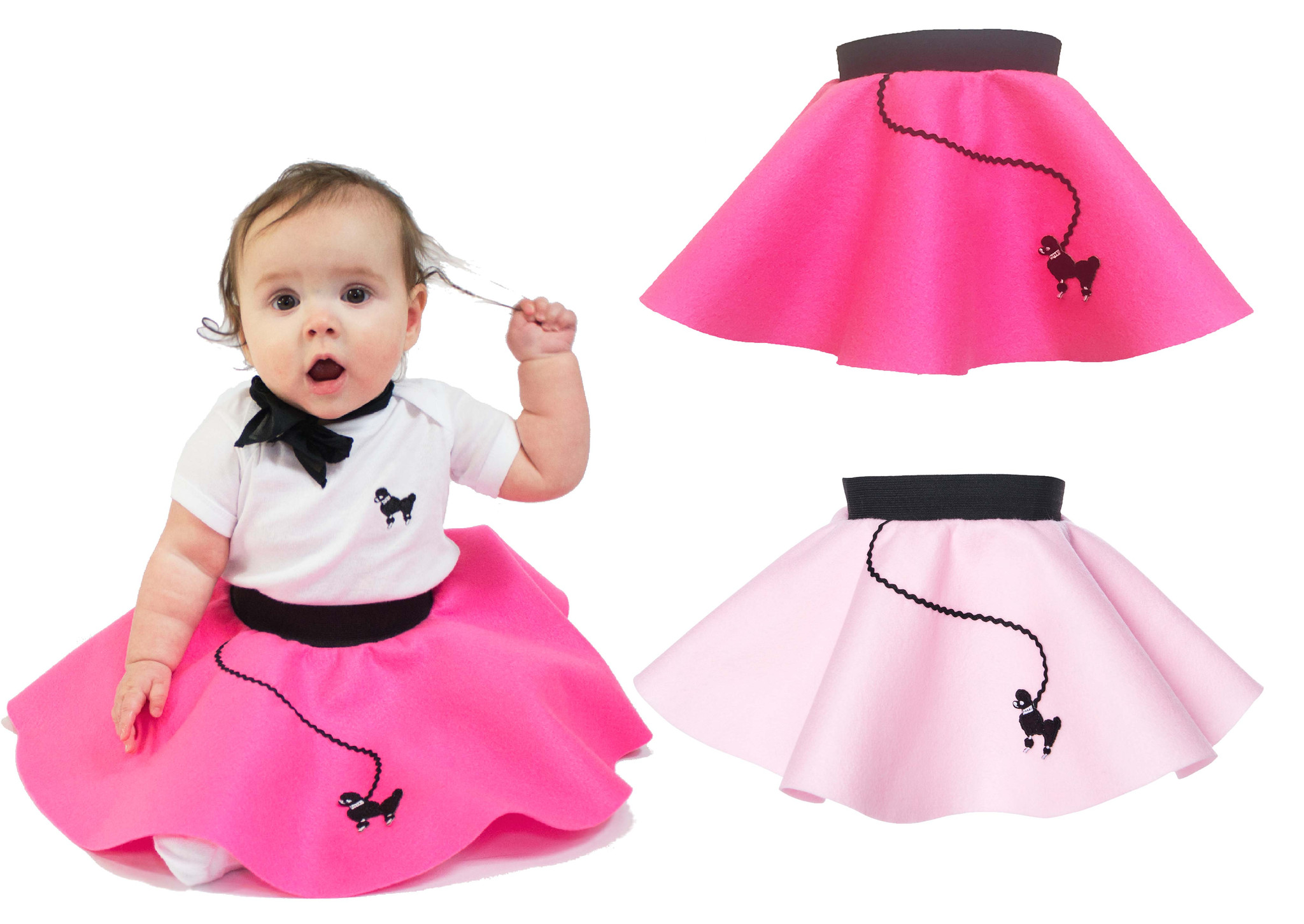 6-12 month Infant - 50's Poodle Skirt -