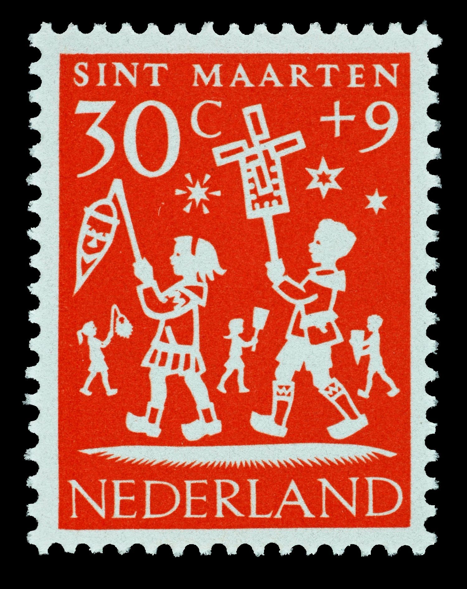 1961 Hil Bottema | oranje | Sint Maarten, kinderen, lampion | Design ...