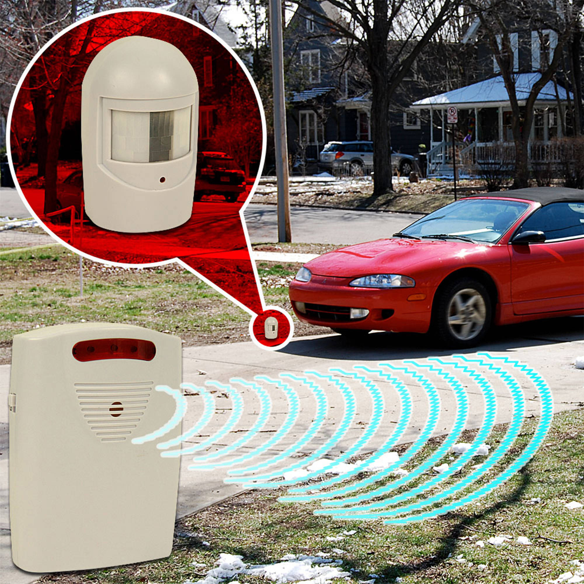 Trademark Driveway Patrol Infrared Wireless Home Security Alarm ...