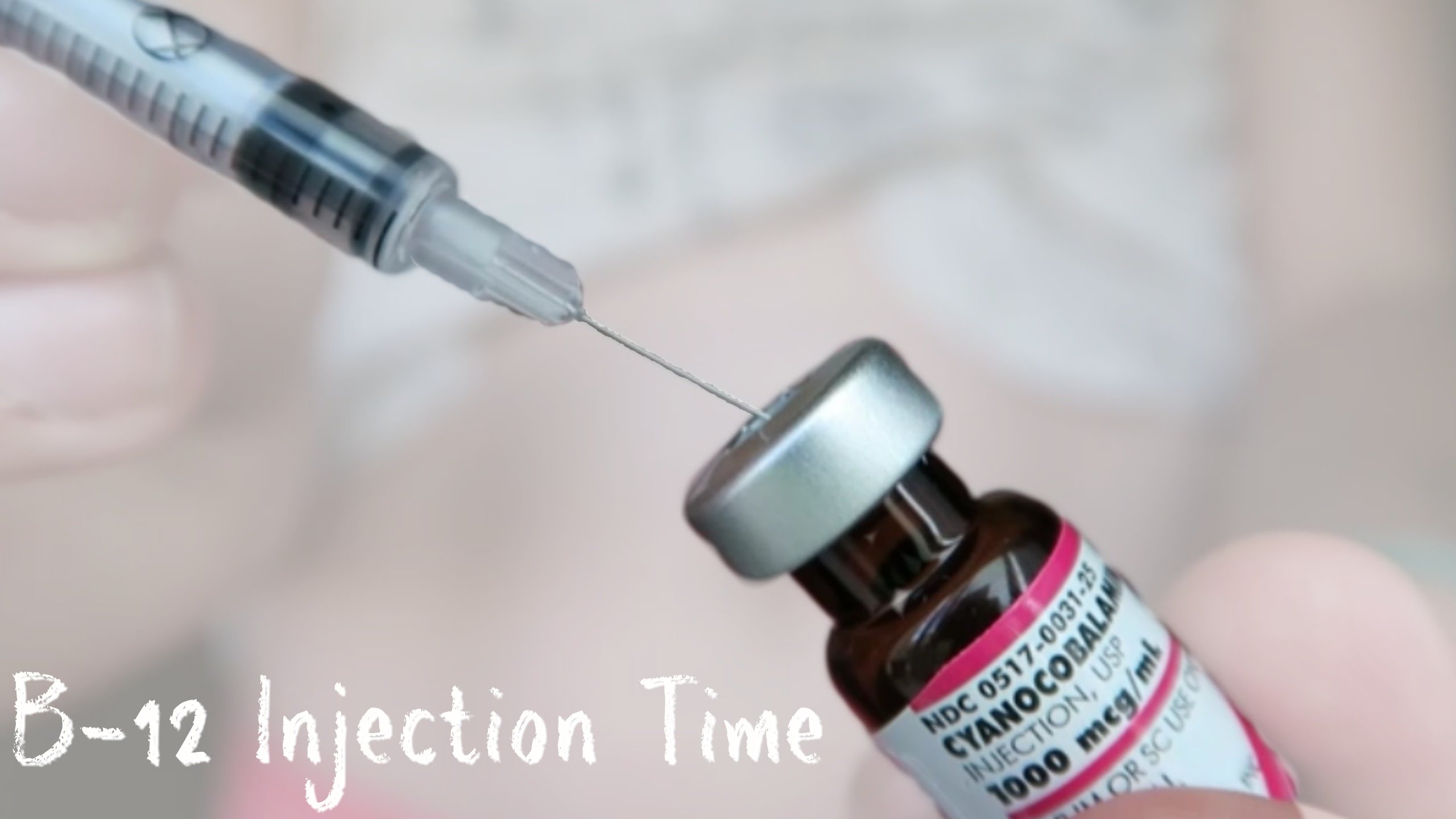 How To Give Yourself a Vitamin B-12 Injection 