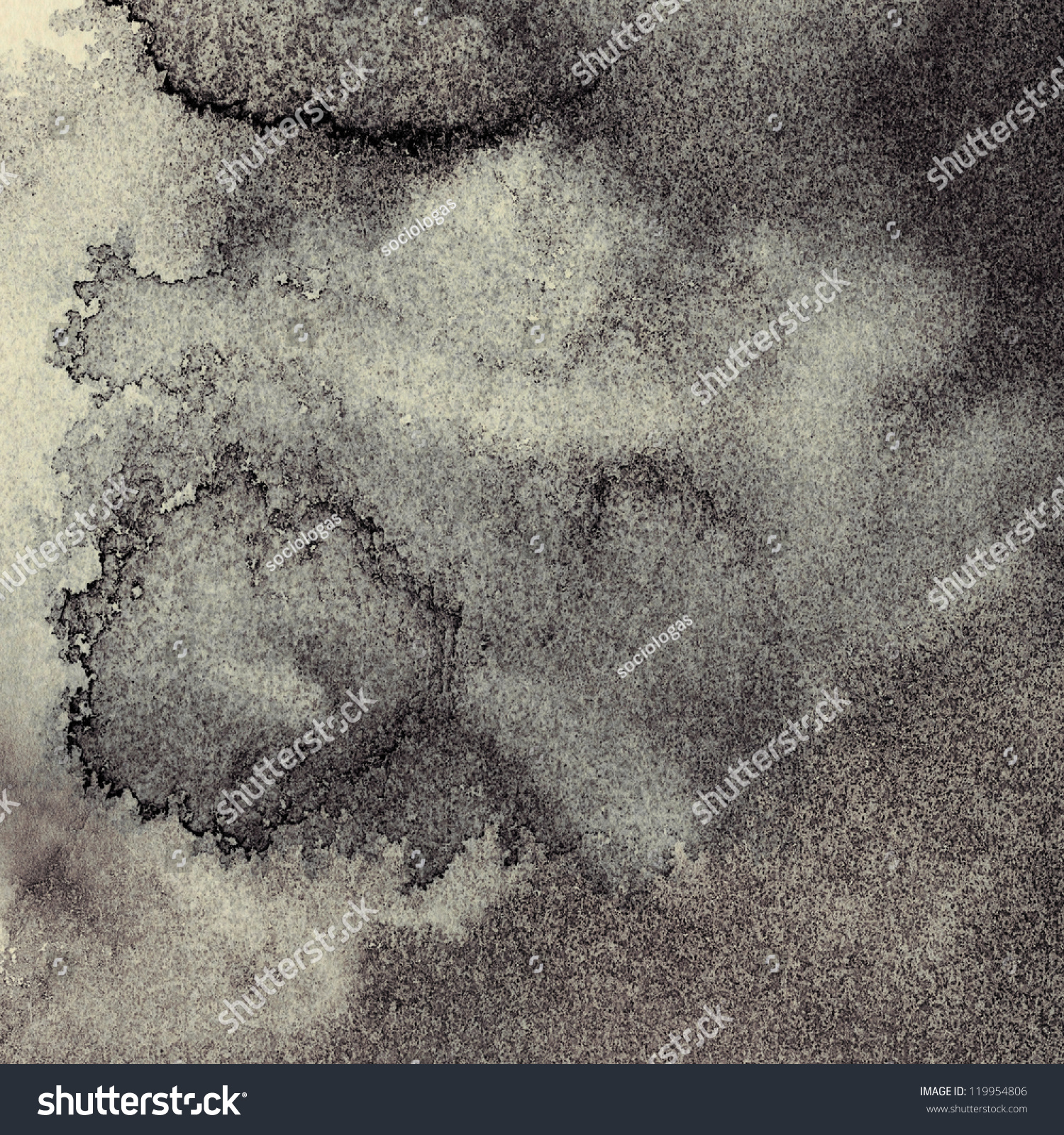 Abstract Painted Grunge Background Ink Texture Stock Illustration ...