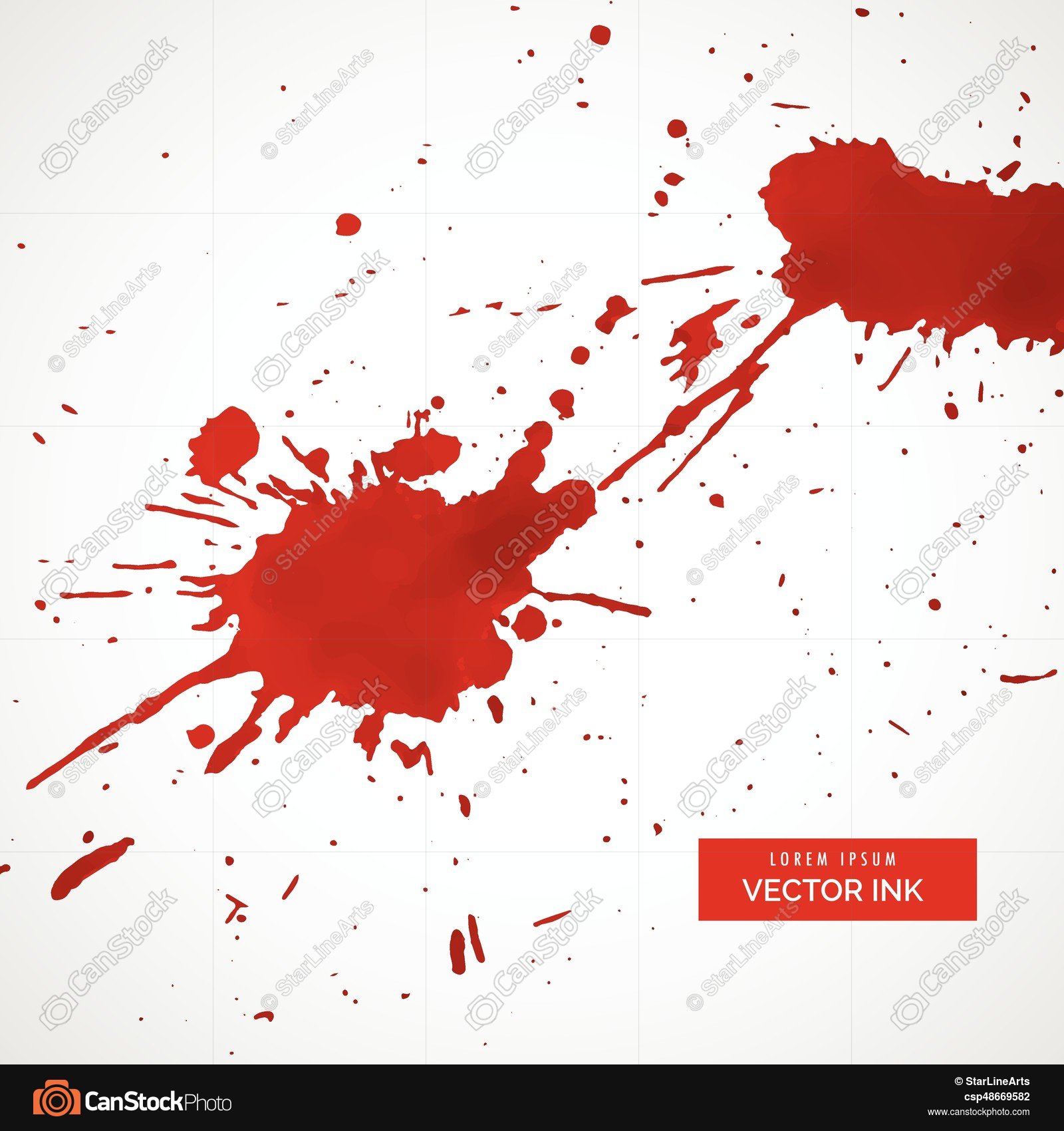 Red ink splatter texture stain background vector - Search Clip Art ...