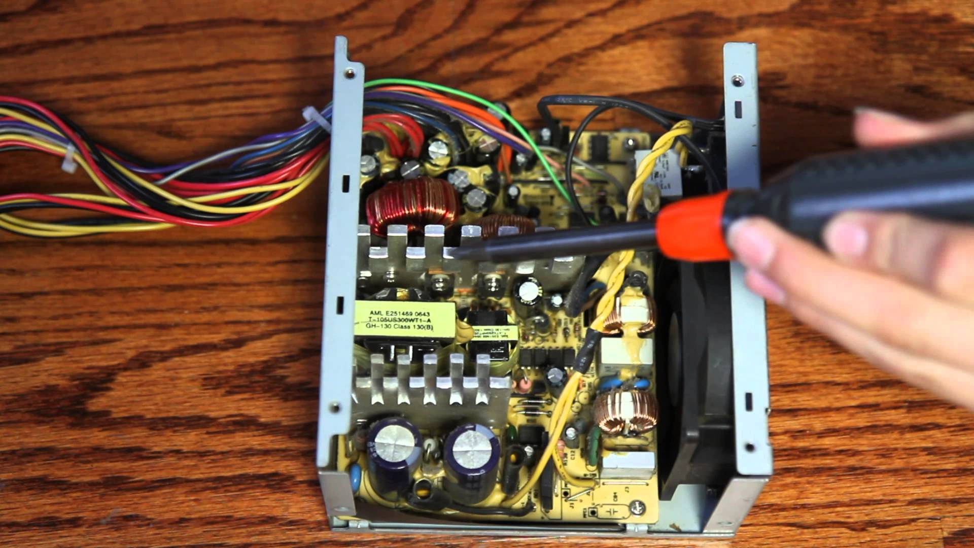 Whats Inside #4 A Computer Power Supply - YouTube