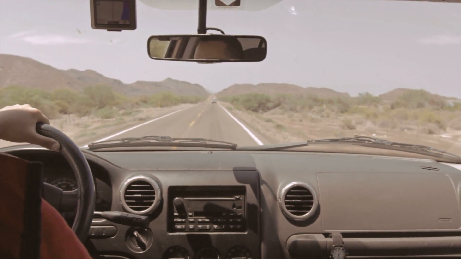Driving inside car on the desert Stock Video Footage - VideoBlocks