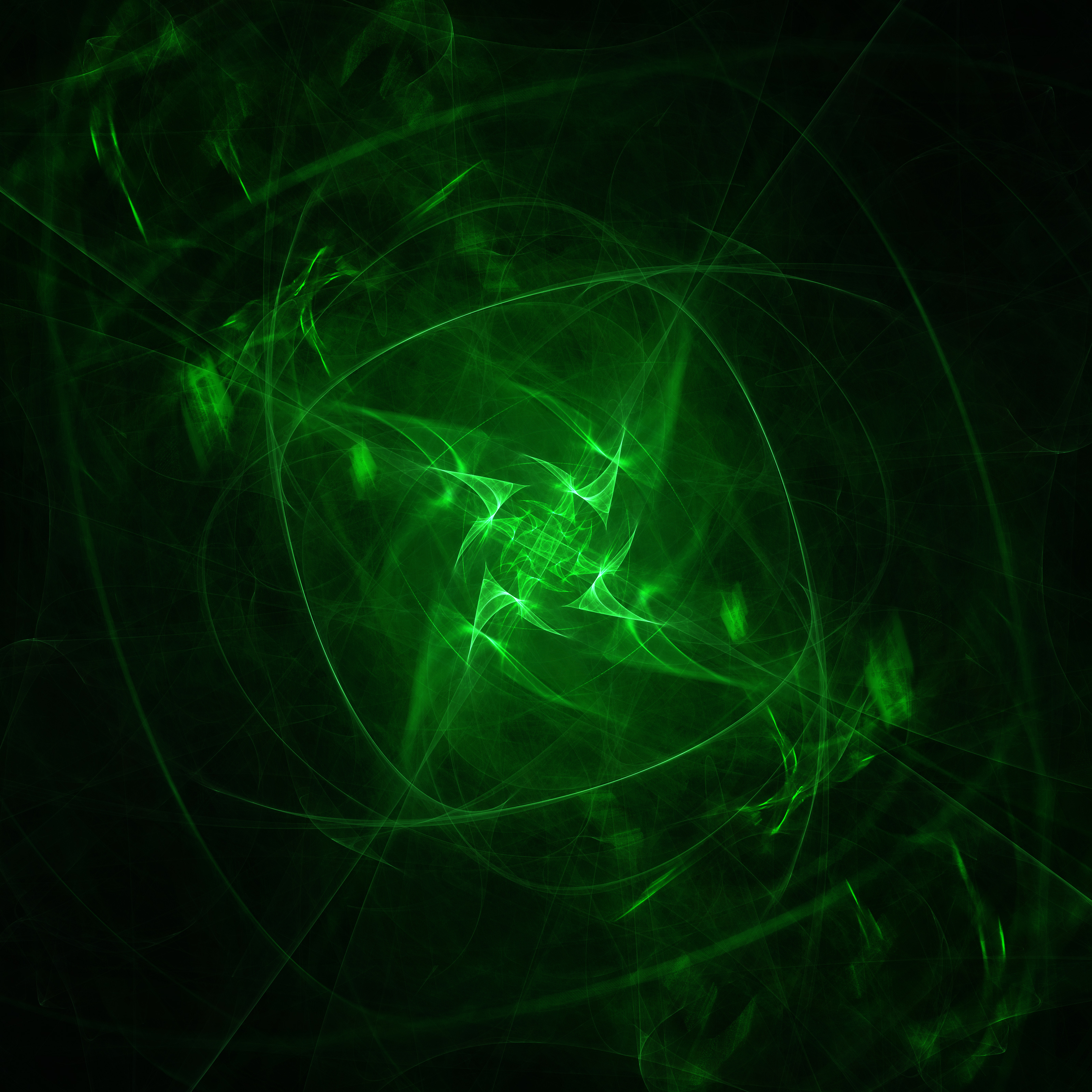 Inside of the Emerald, Abstract, Cosmos, Dark, Emerald, HQ Photo