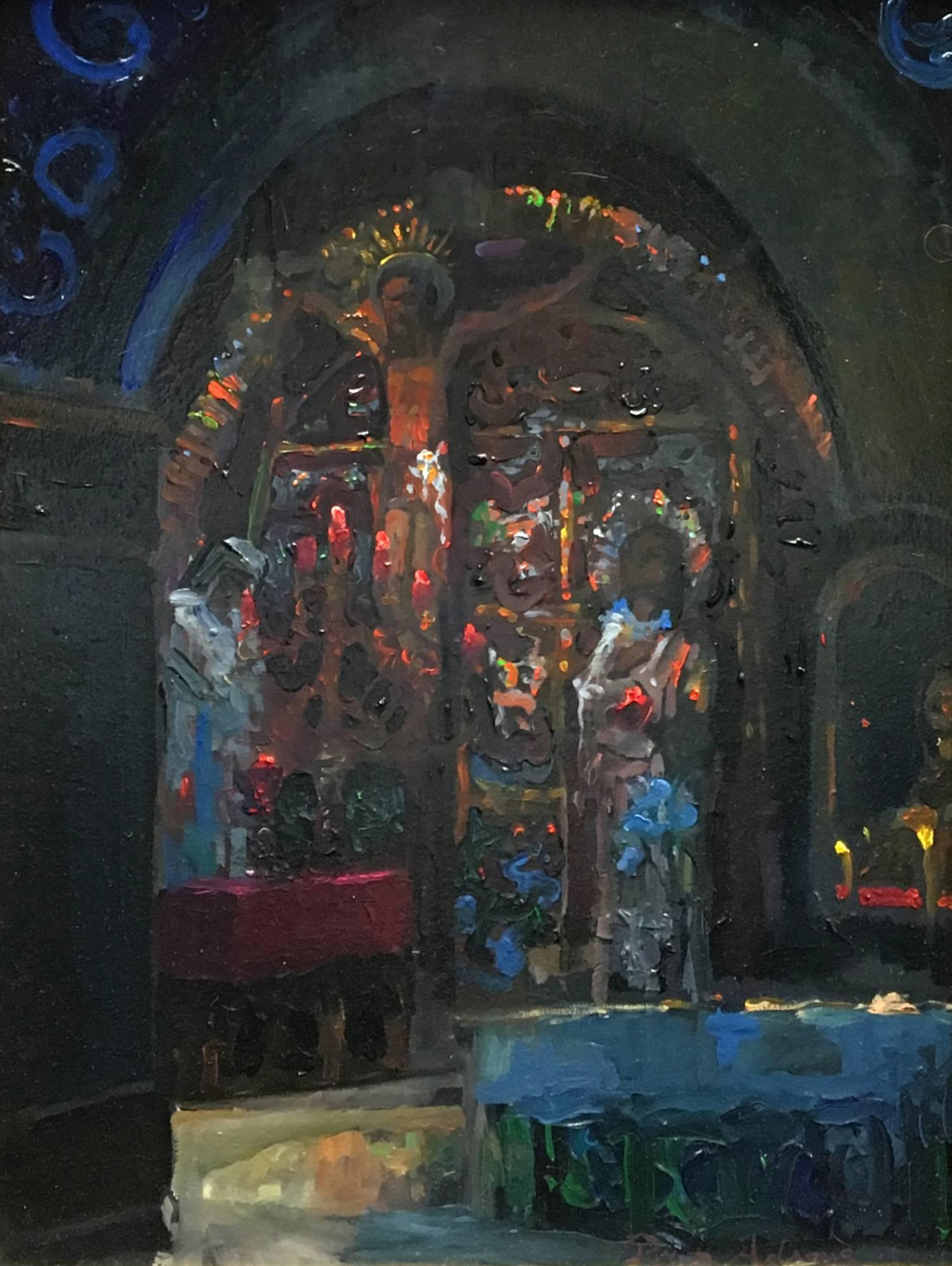 Peter Adams - Golgotha (Station 12) inside the Church of the Holy ...
