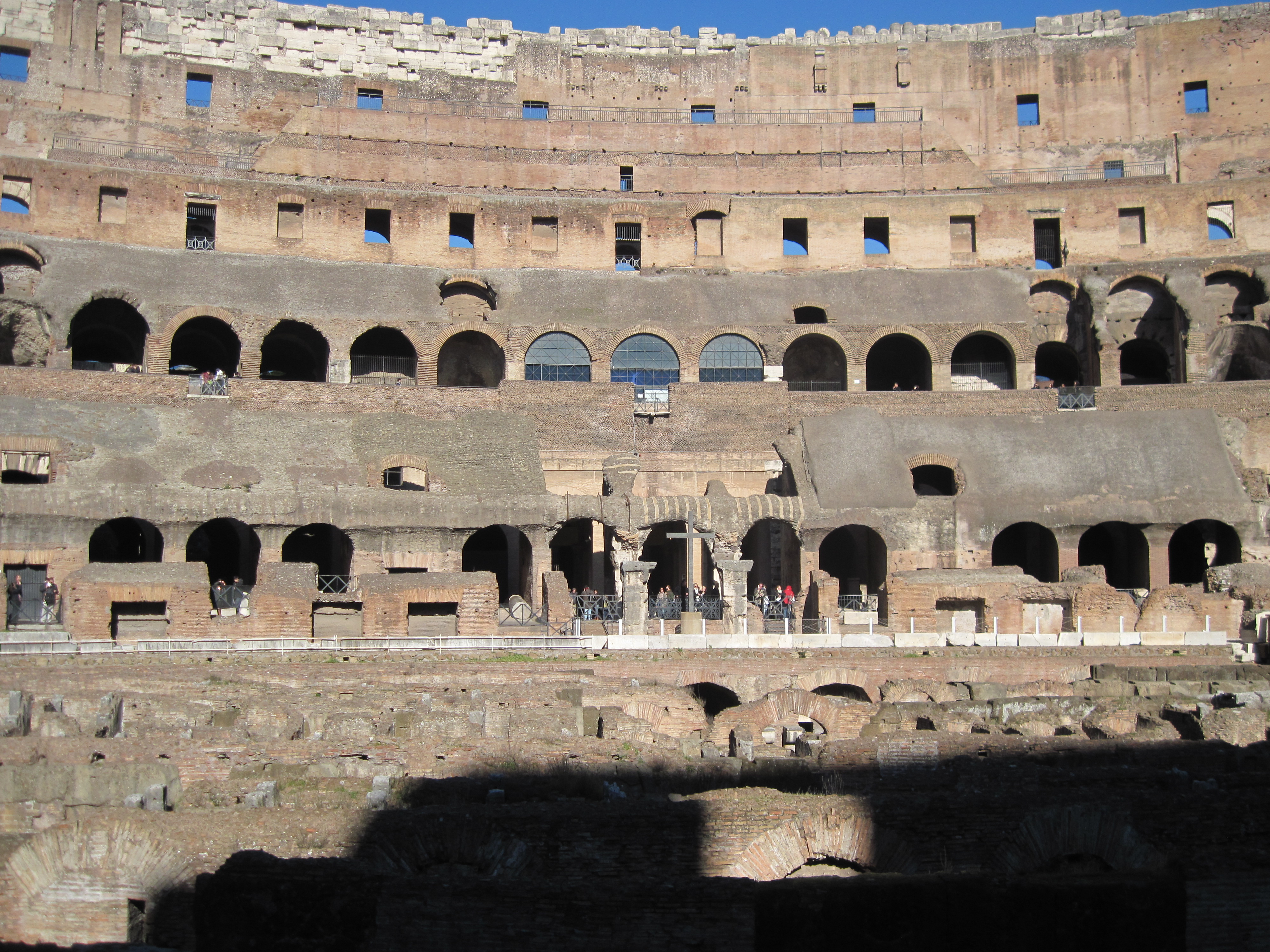Inside the colosseum, rome photo