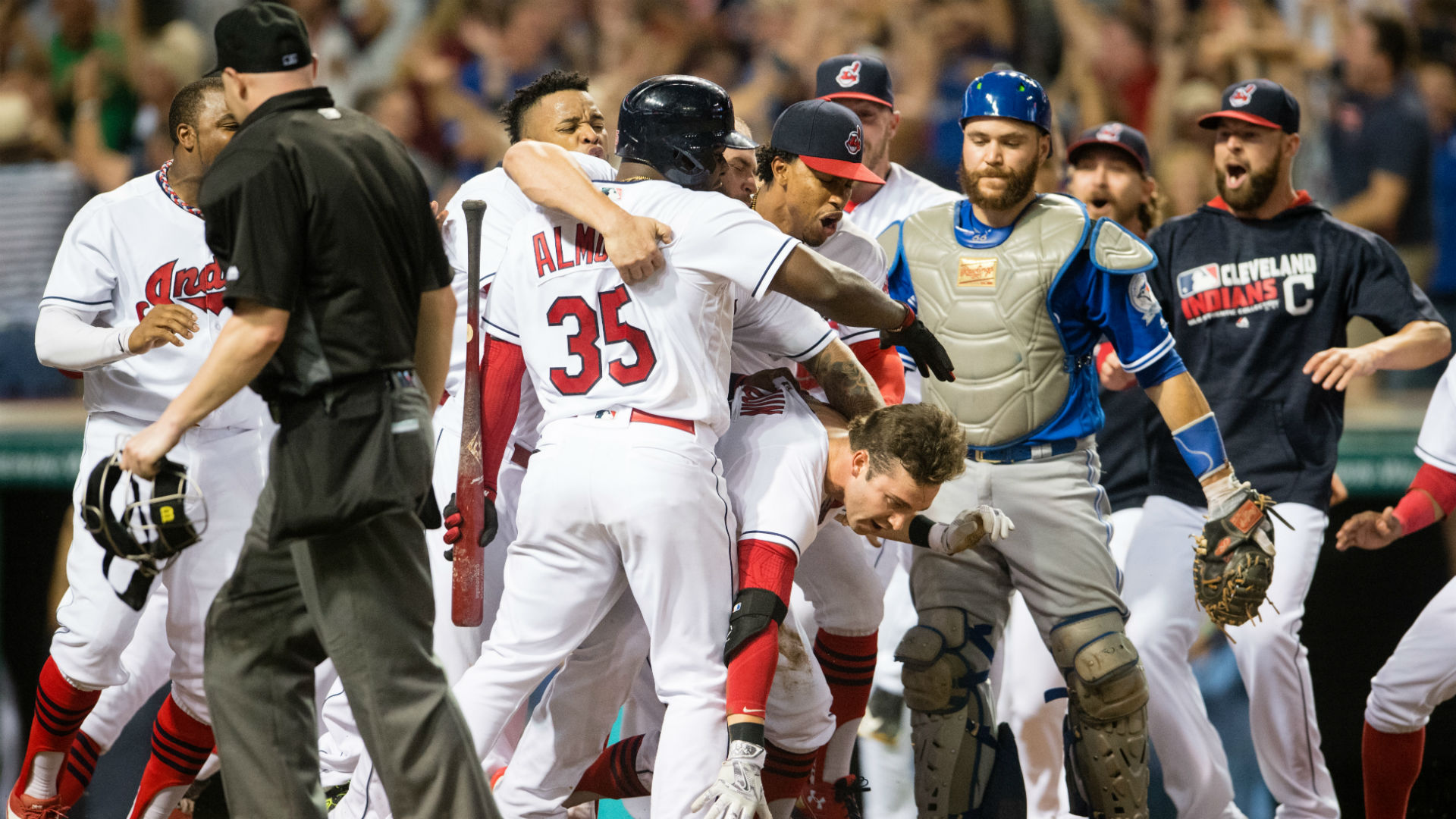 Inside-the-park homer sends Indians to second straight walk-off win ...