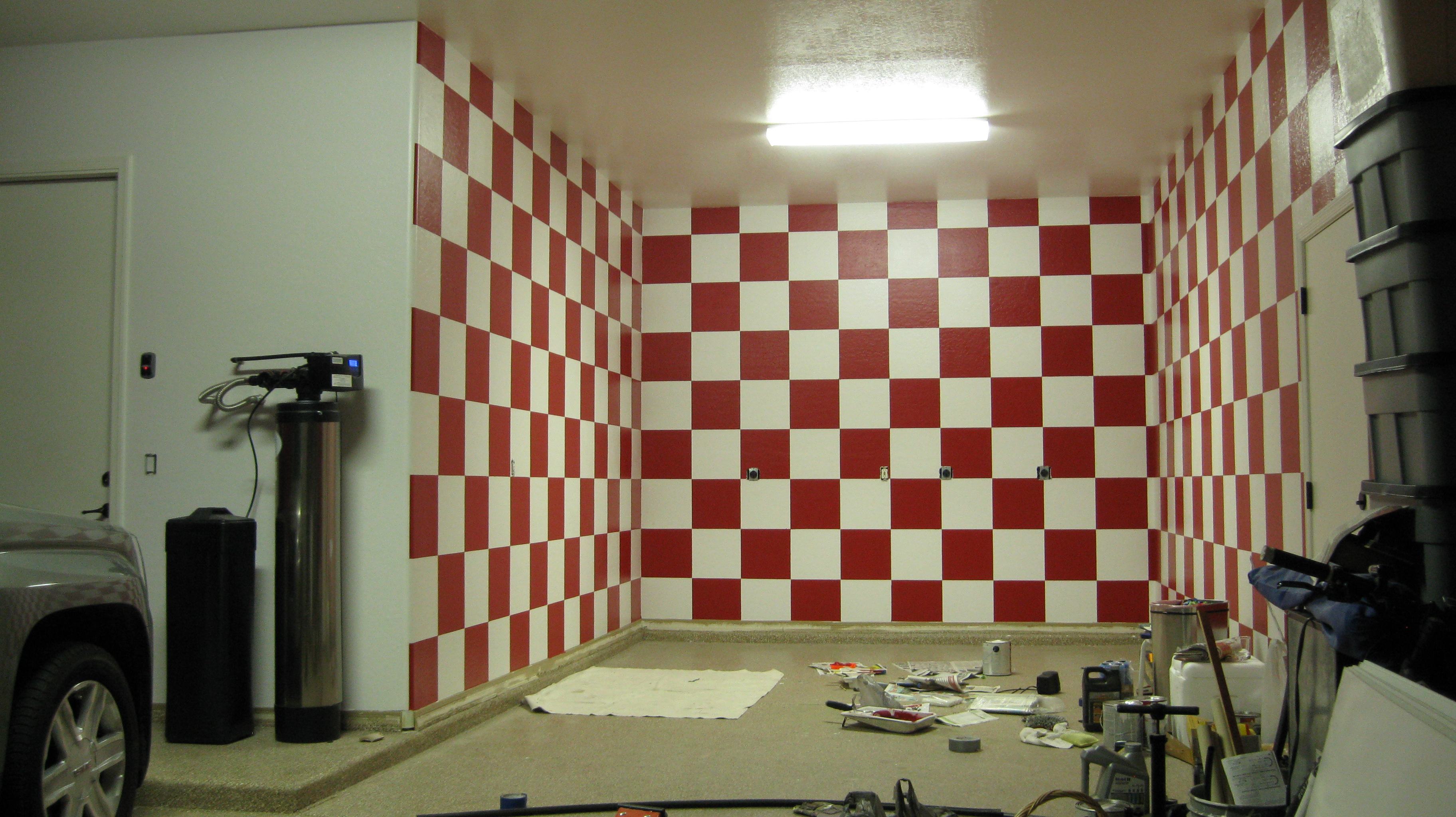 Checkerboard back walls. Awesome! :) | interesting stuff | Pinterest ...