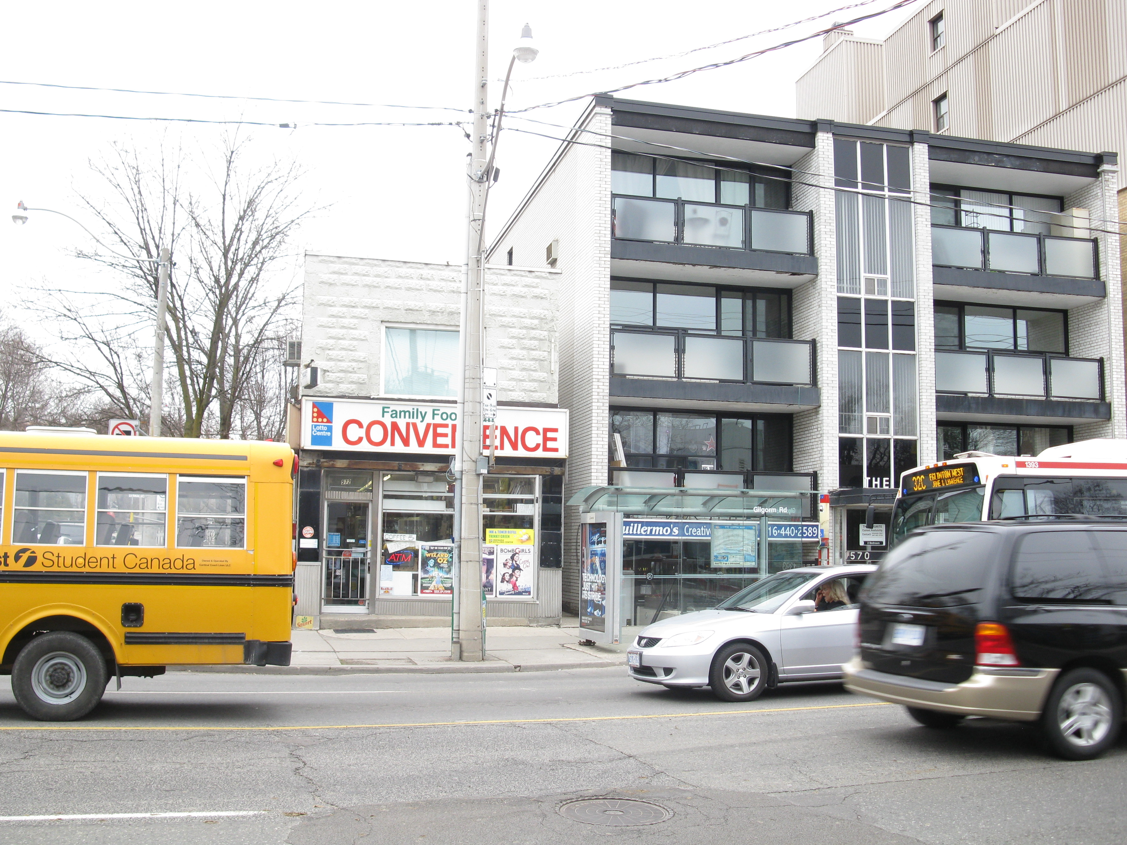 Intersection of chaplin and eglinton, 2013 04 09 -as photo
