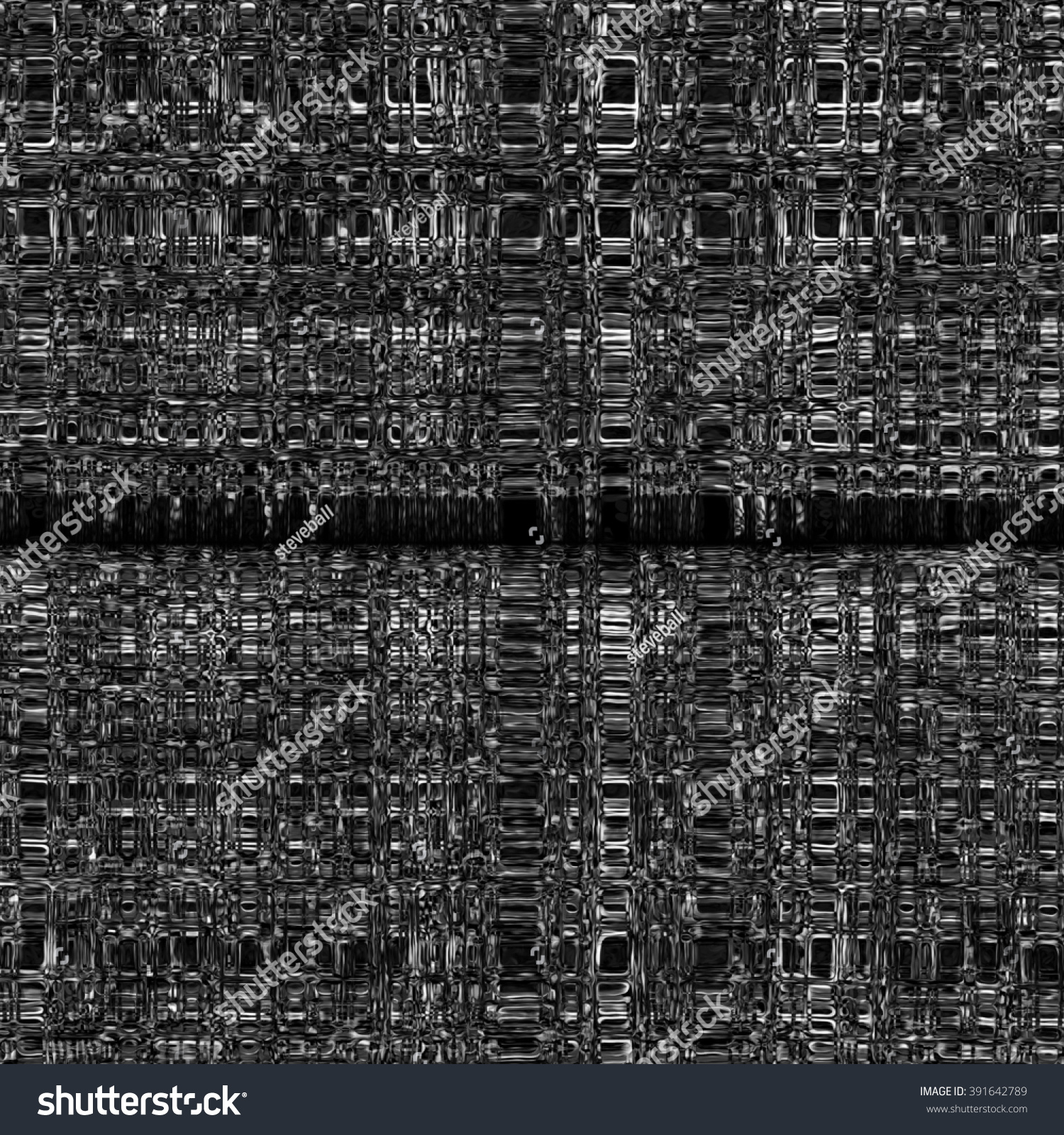 Black White Intricate Abstract Background Central Stock Illustration ...