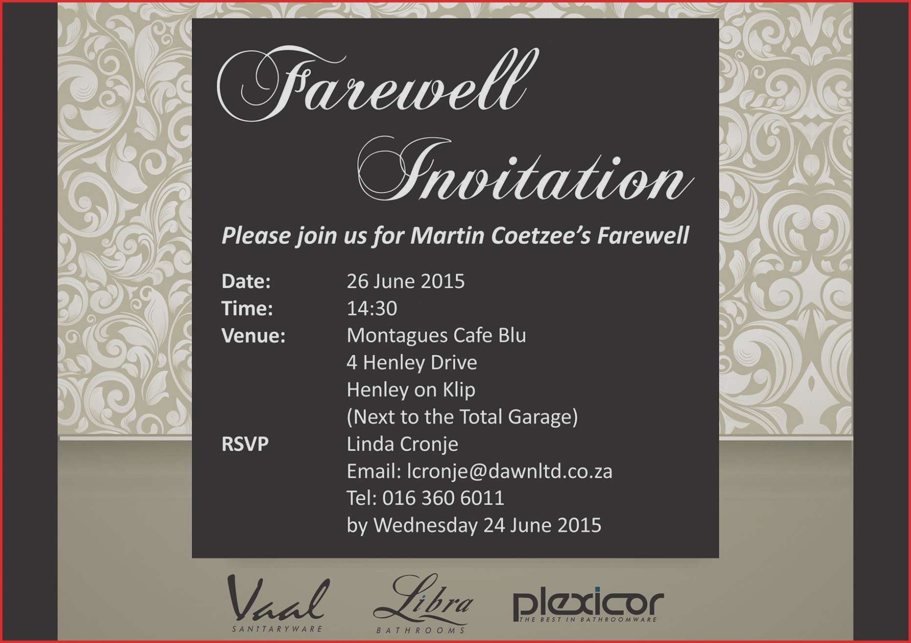 Invitation Card Lovely event Invitation Card Template Word ...