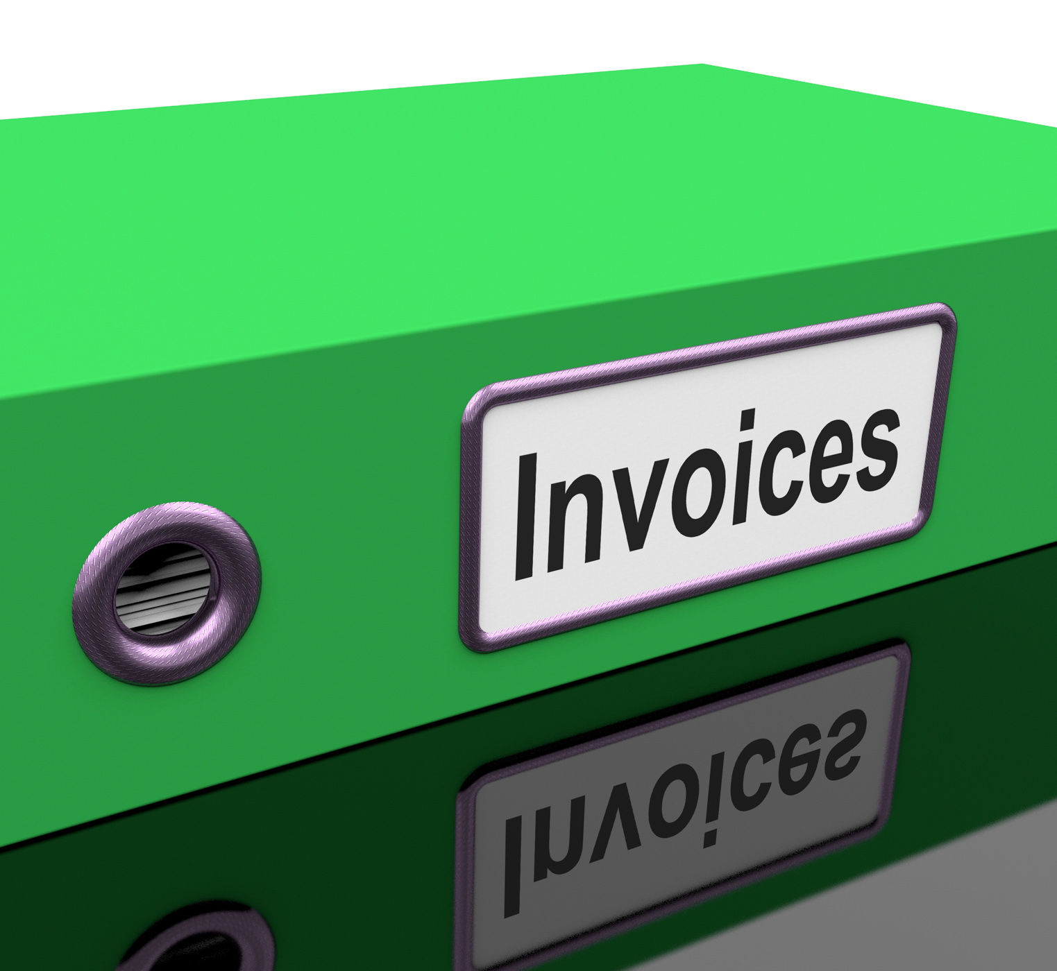 Invoices file show accounting and expenses photo