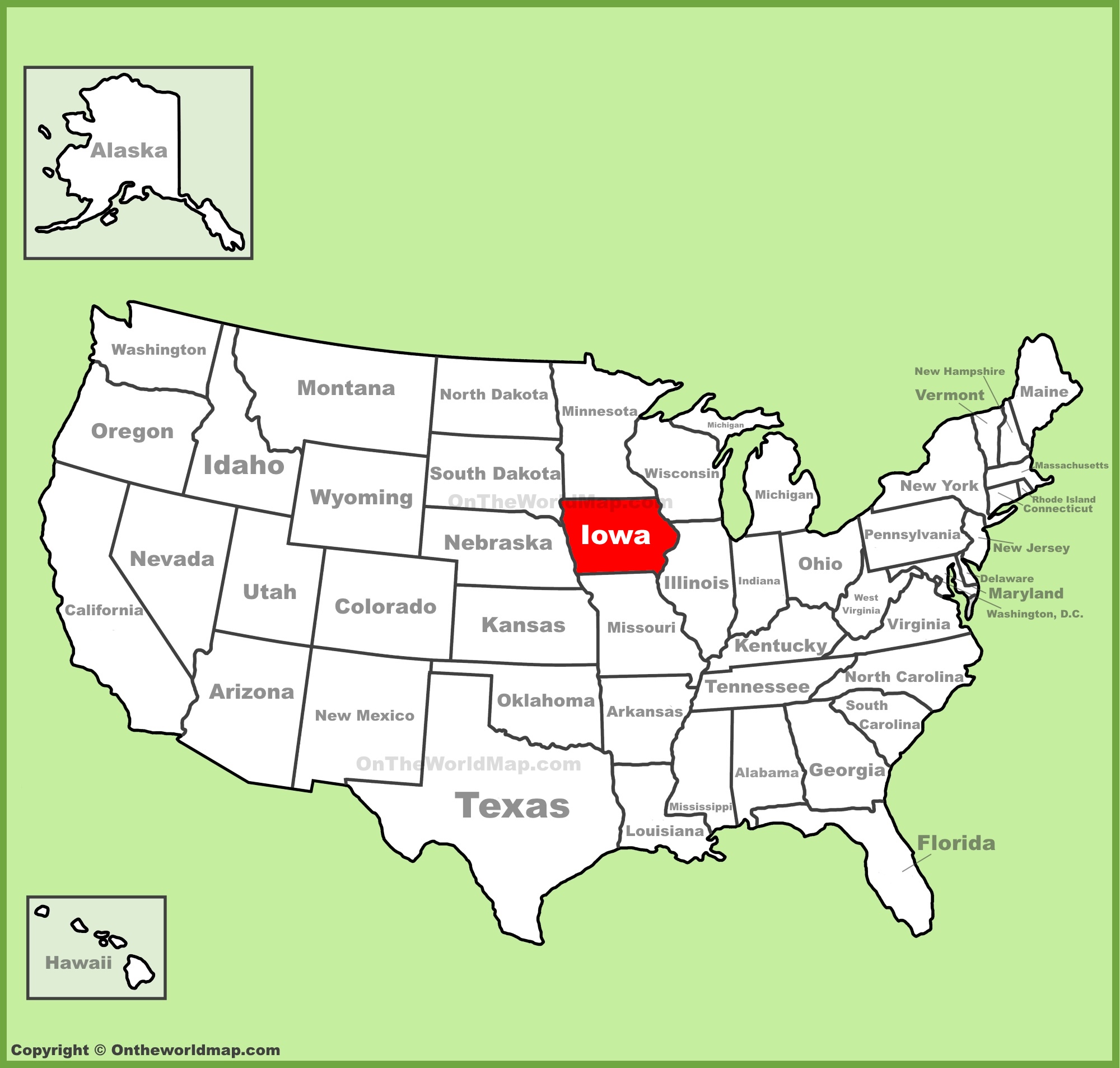 Iowa State Maps | USA | Maps of Iowa (IA) ﻿