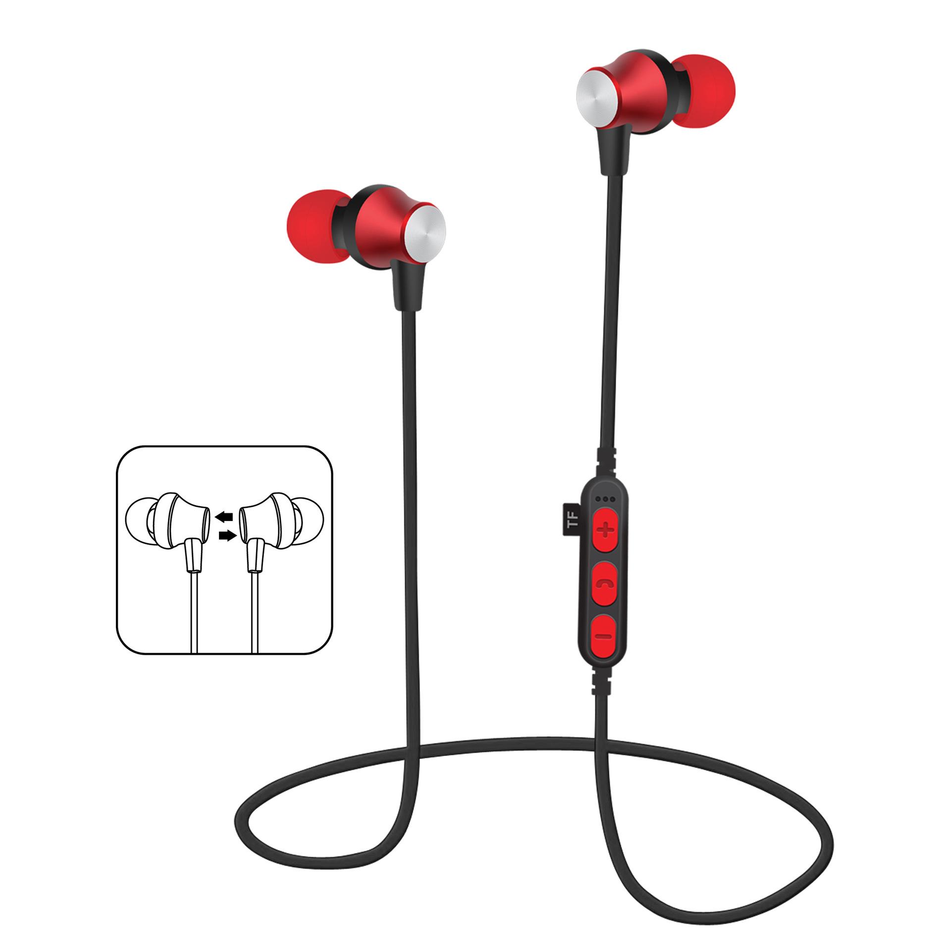 MS-T2 Bluetooth Headphones Sweatproof Sports Earphones Wireless ...