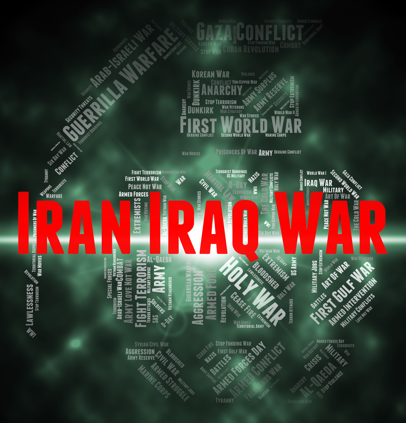 Iran iraq war shows military action and battle photo