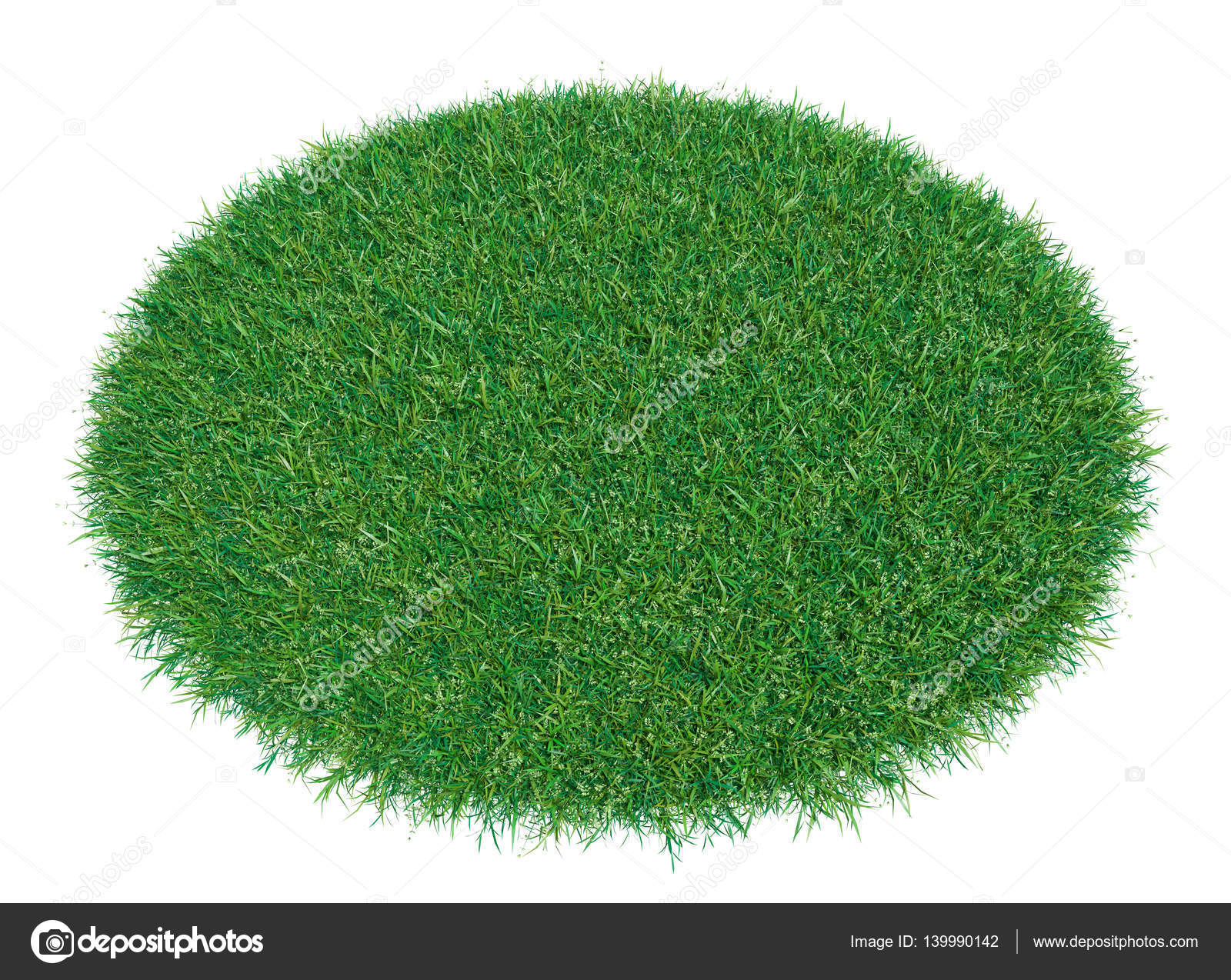Green grass arena, isolated — Stock Photo © cherezoff #139990142