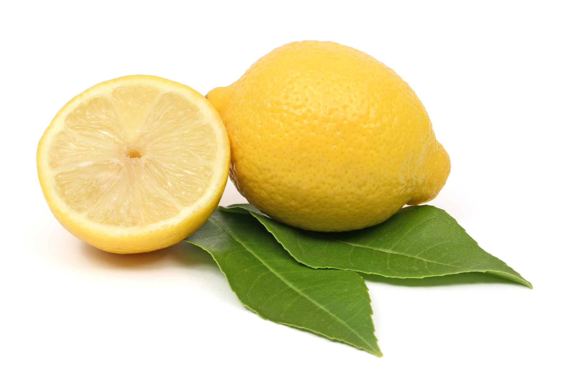 Fresh juicy lemon isolated on white | Photosfine
