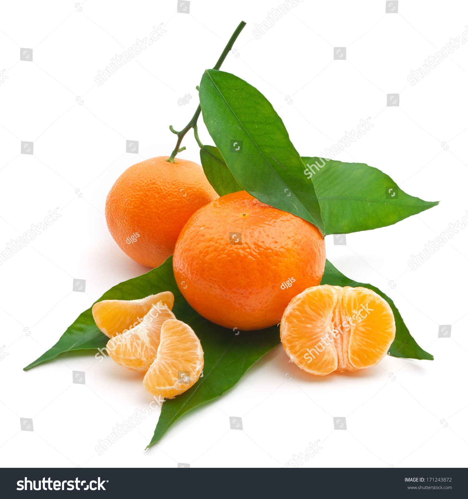 Isolated Tangerine Element Design Stock Photo 171243872 - Shutterstock