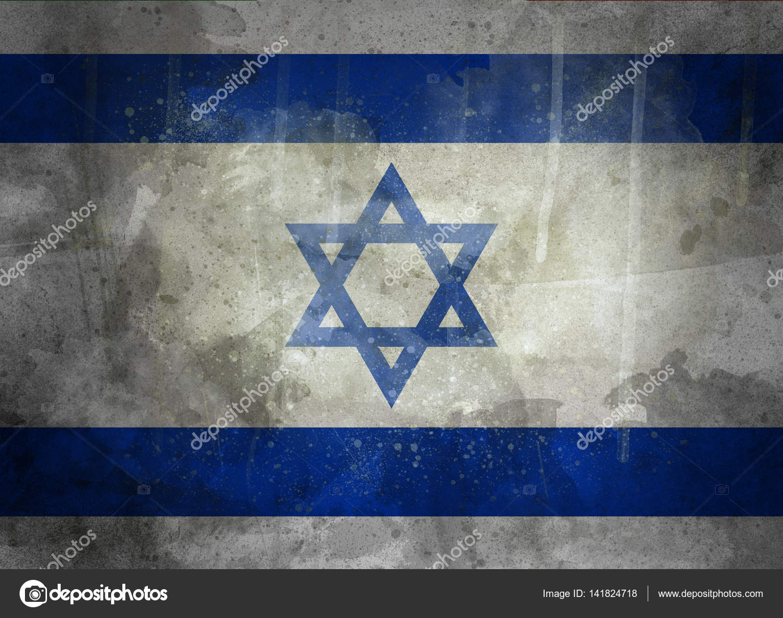 Israel grunge flag vintage art — Stock Photo © MrsWilkins #141824718