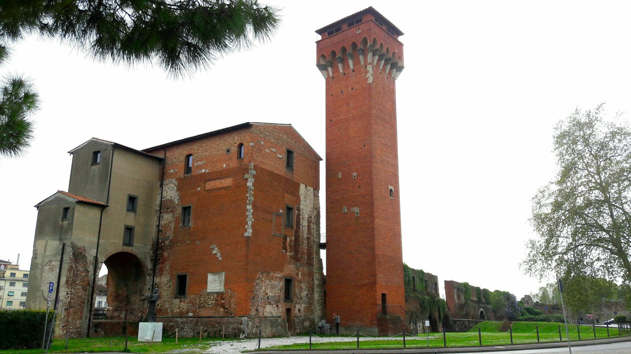 Citadel and Republican Arsenal. Guelph Tower. (1367). Pisa, Italy ...