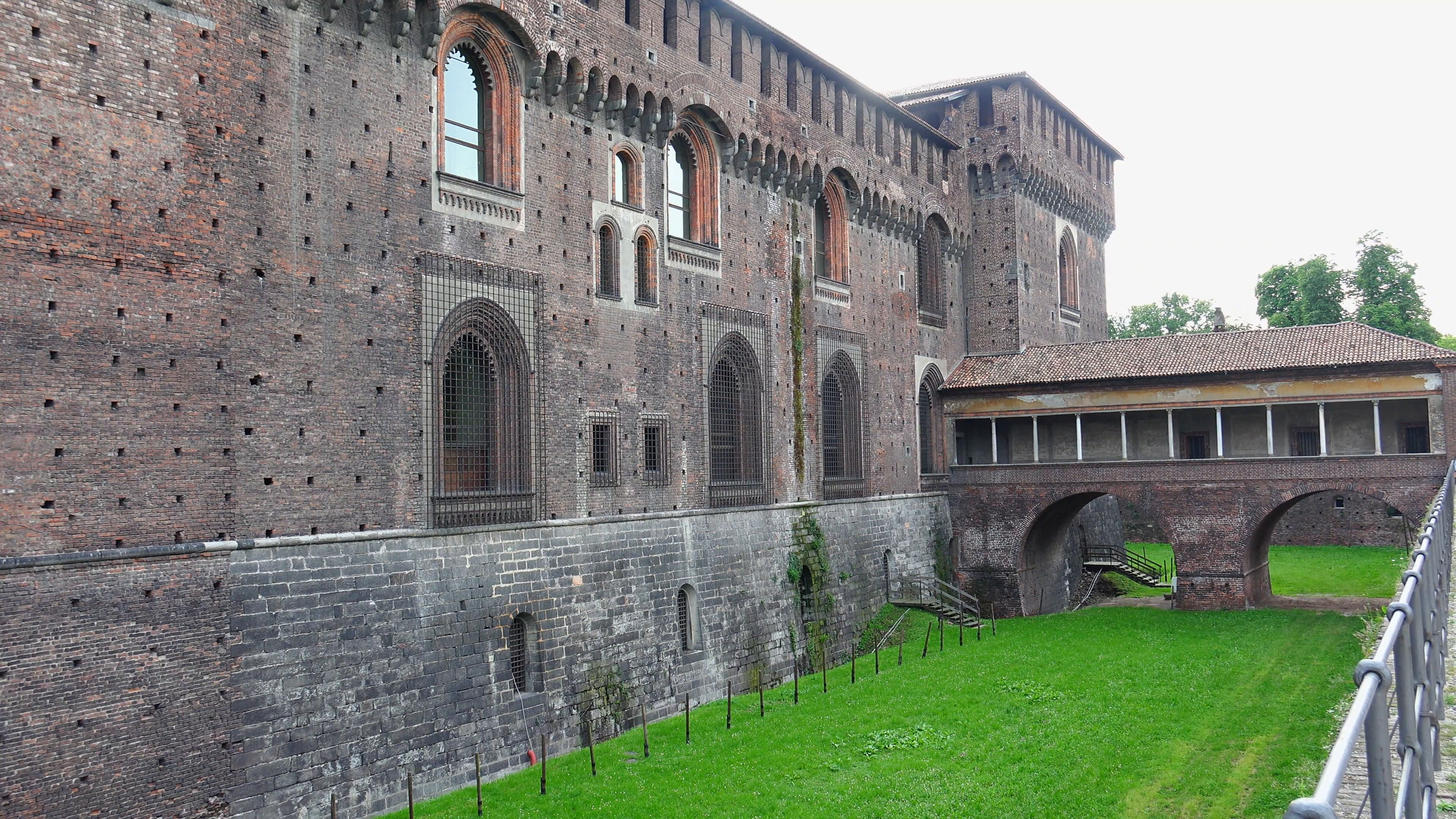 Editorial-MILAN, ITALY : Main Entrance Gate Bell Tower Citadel ...