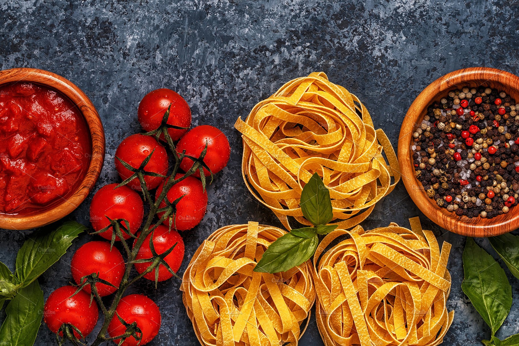 Italian food background ~ Food & Drink Photos ~ Creative Market
