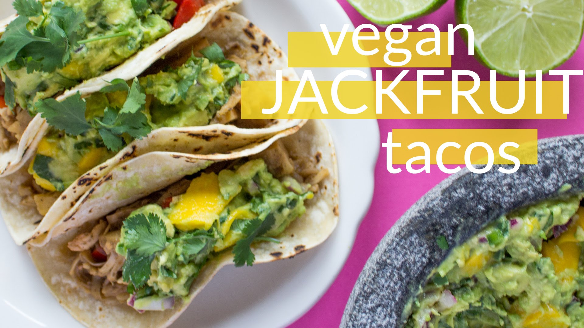 Vegan Jerk Jackfruit Tacos | How to Cook Jackfruit - YouTube