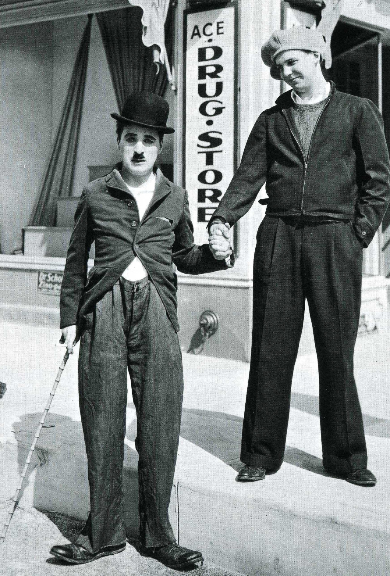 Charlie Chaplin & Jackie Coogan through the yearsOn the set of “The ...