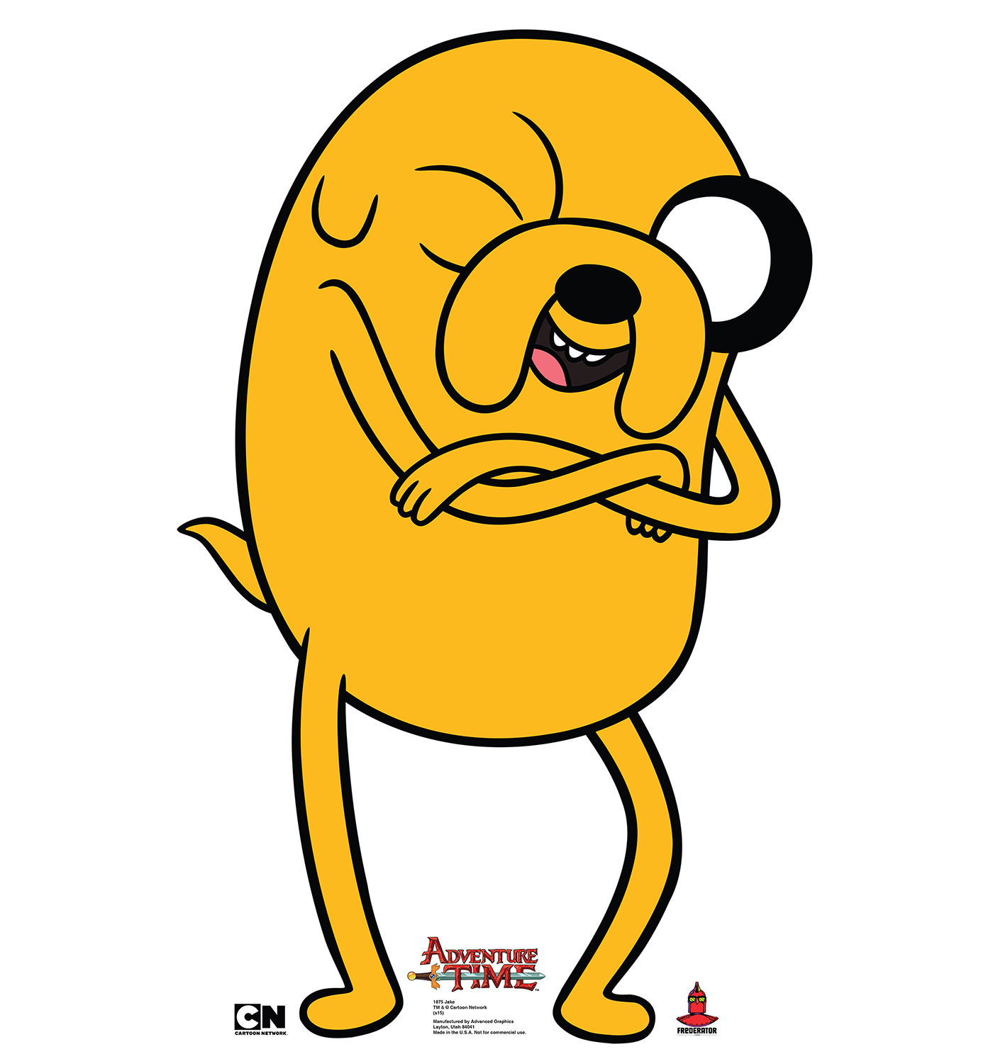 Adventure Time Cartoon Network Jake the Dog Standup Standee ...