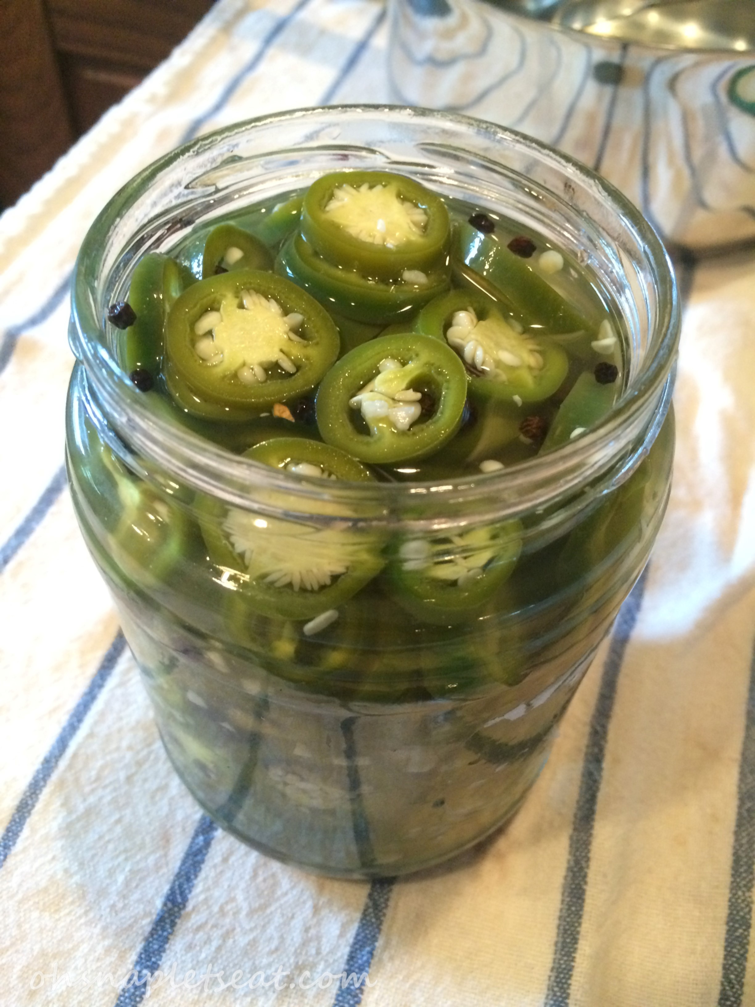 Easy Paleo Pickled Jalapeños - Oh Snap! Let's Eat!