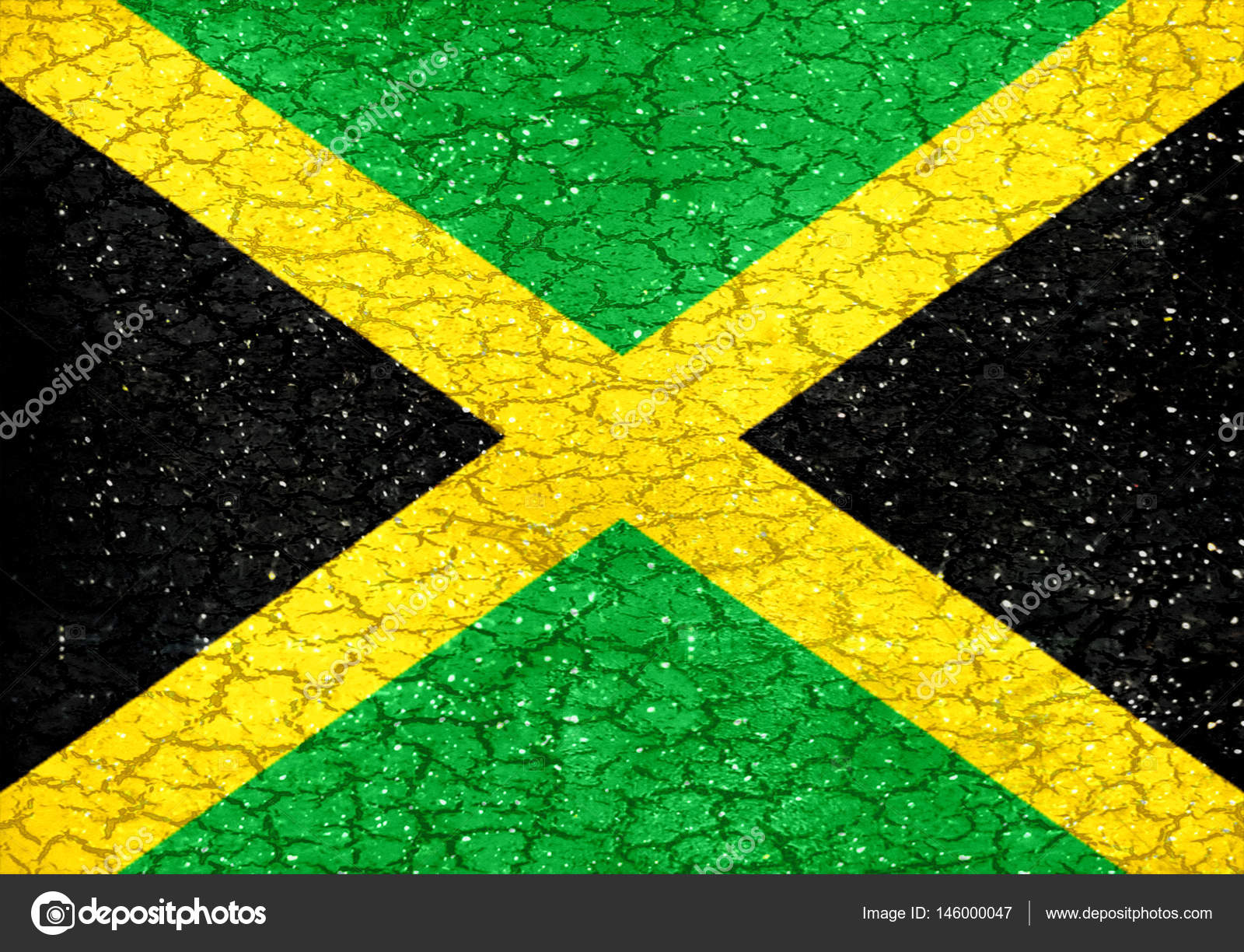 Jamaica Grunge Style National Flag — Stock Photo © DanFLCreativo ...