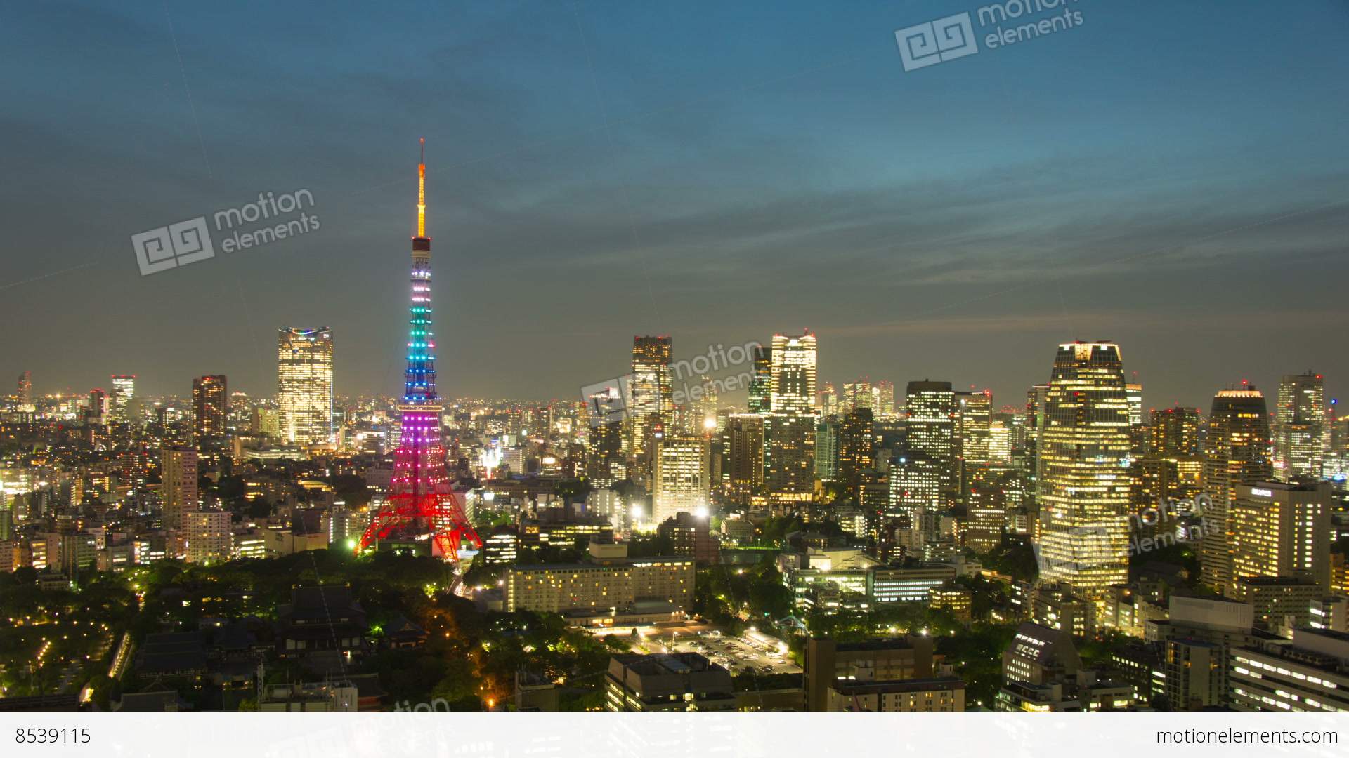 Tokyo, Japan City Skyline Time Lapse Tokyo, Japan Stock video ...