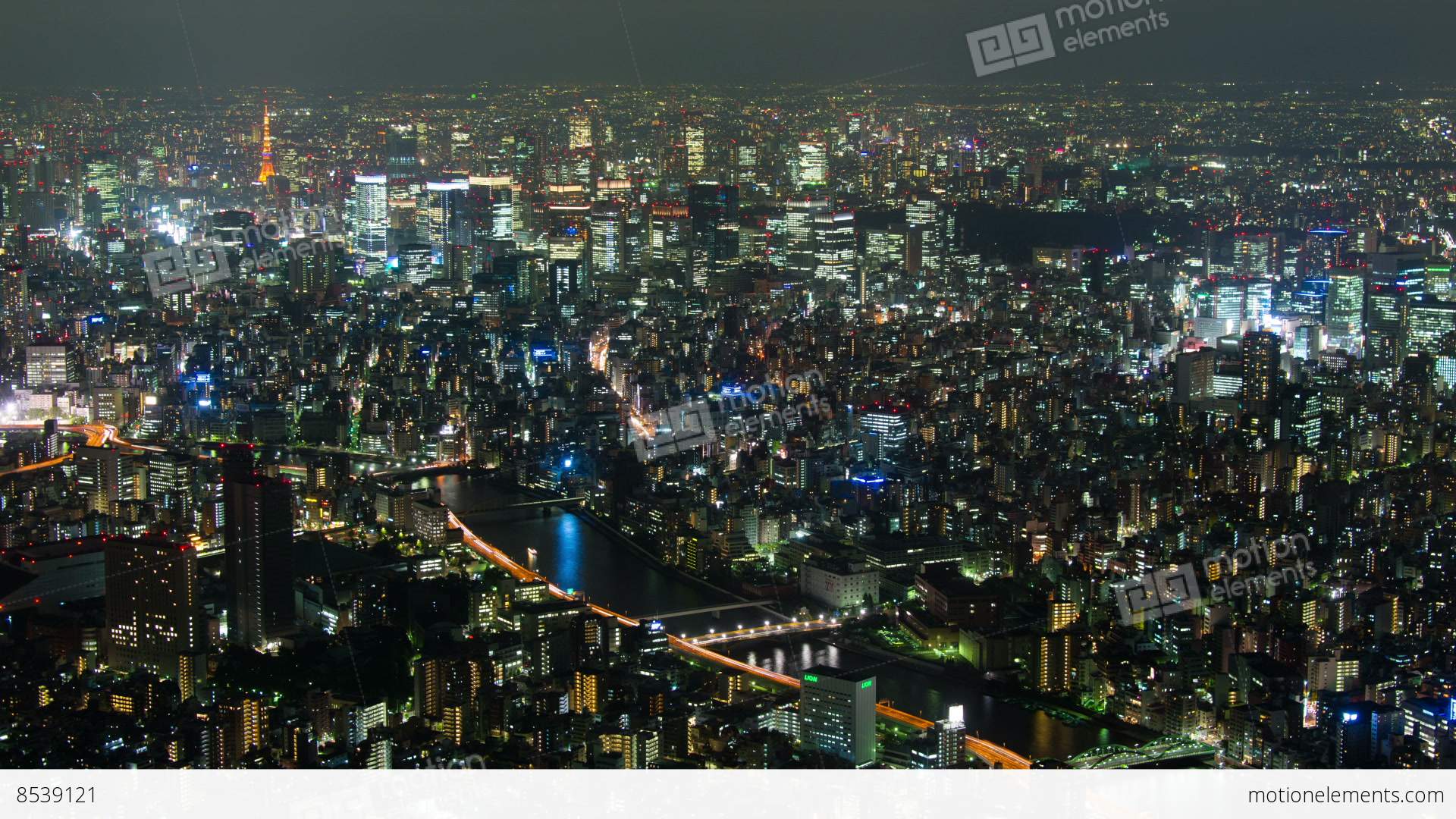 Tokyo, Japan City Skyline Time Lapse From Tokyo Skytree Observatory ...