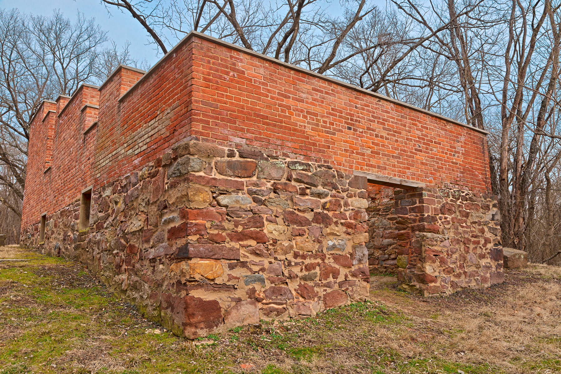 Jarboe’s Store Ruins - HDR, Age, Red, Sky, Shadows, HQ Photo