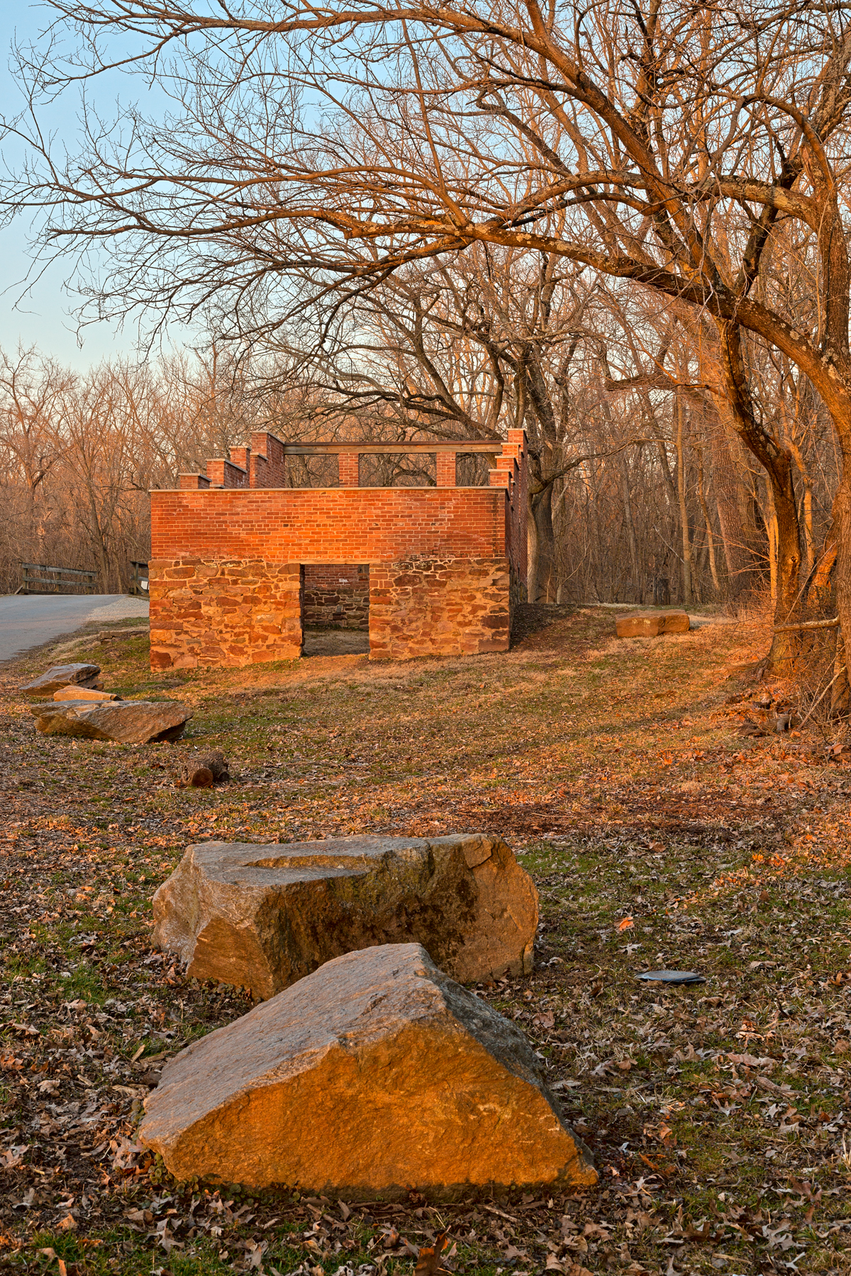 Jarboe’s sunset store ruins - hdr photo