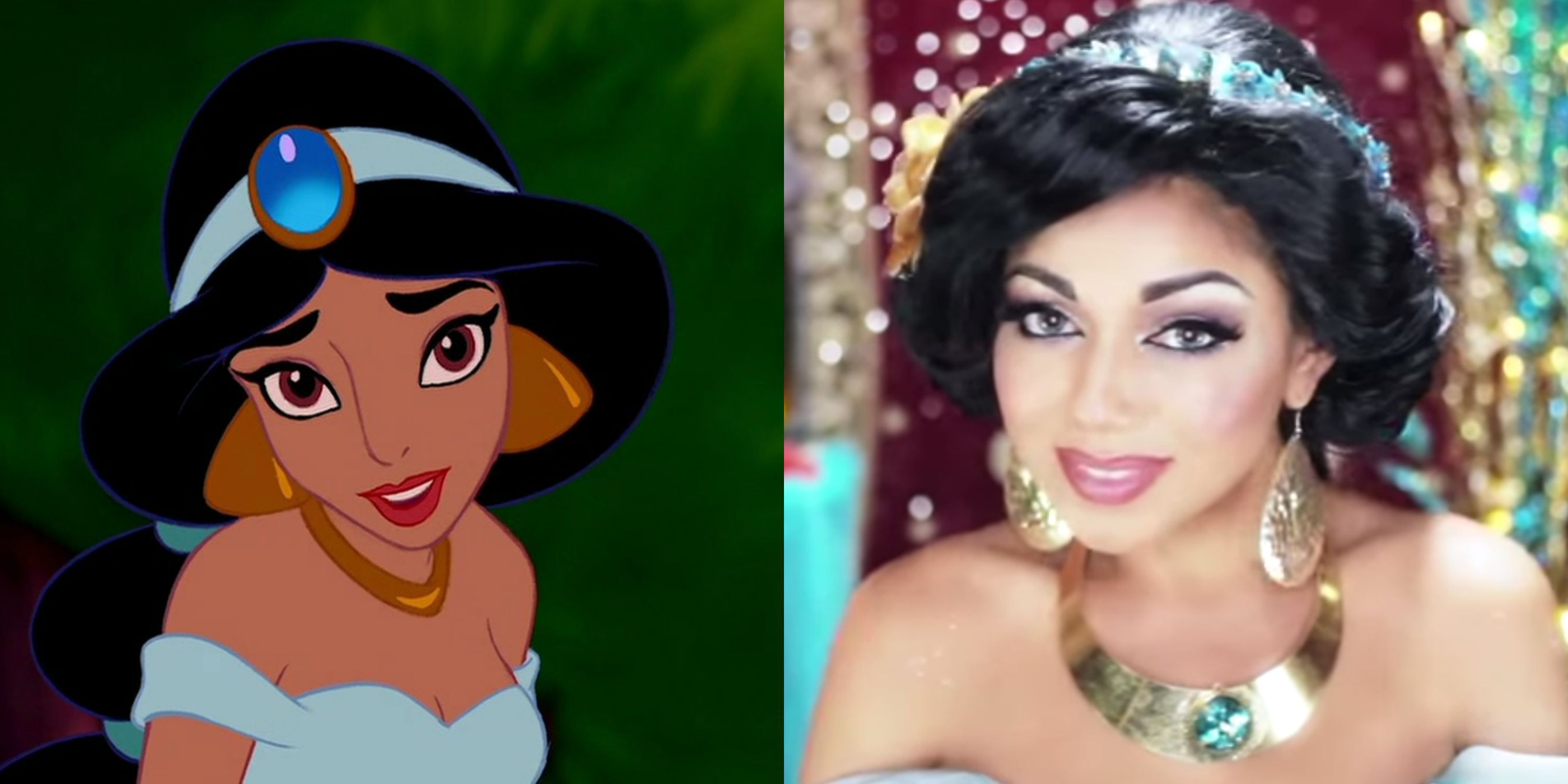 How to Do Princess Jasmine's Makeup - Aladdin Makeup and Costume ...