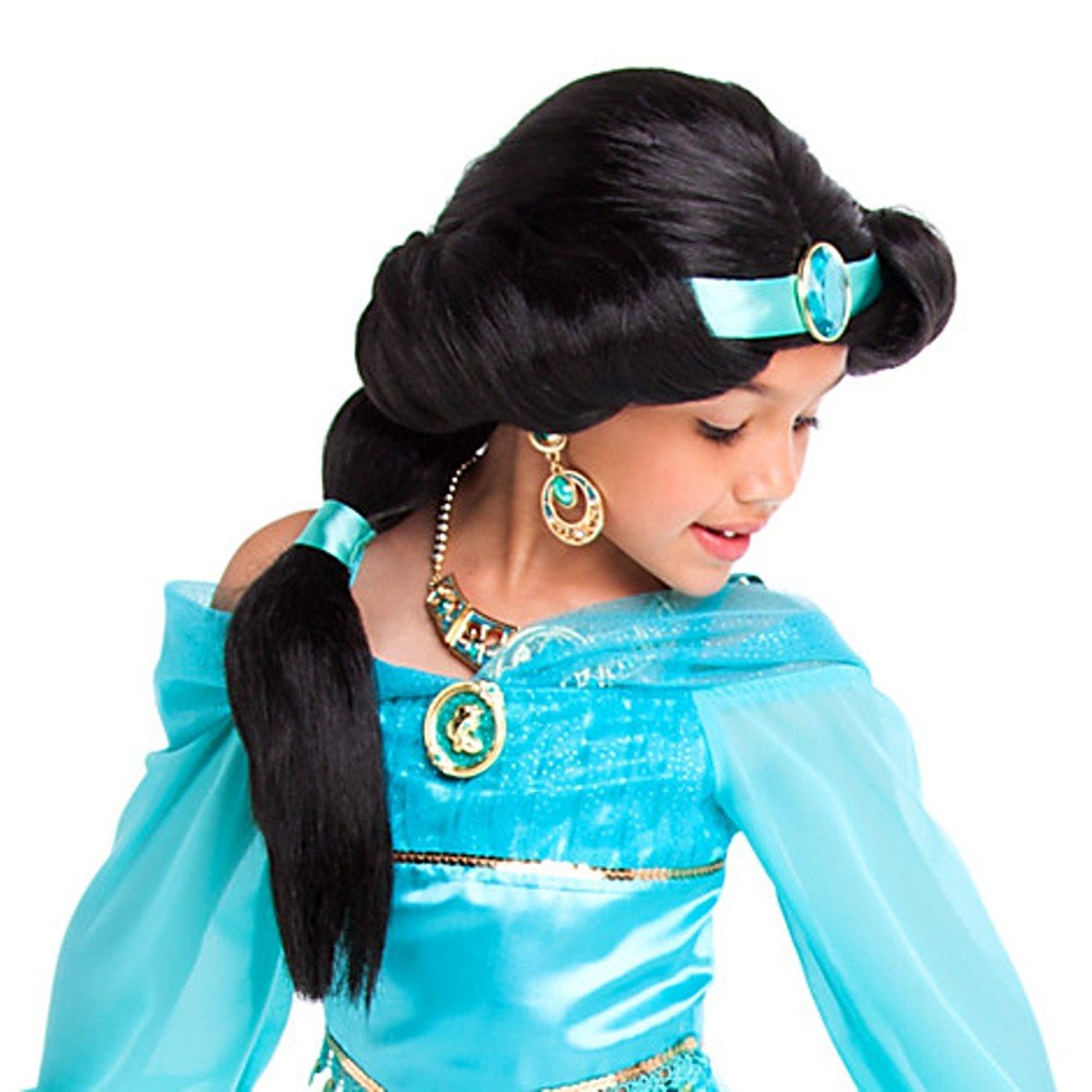 Amazon.com: Disney Store Princess Jasmine Costume Wig ~ girls: Clothing