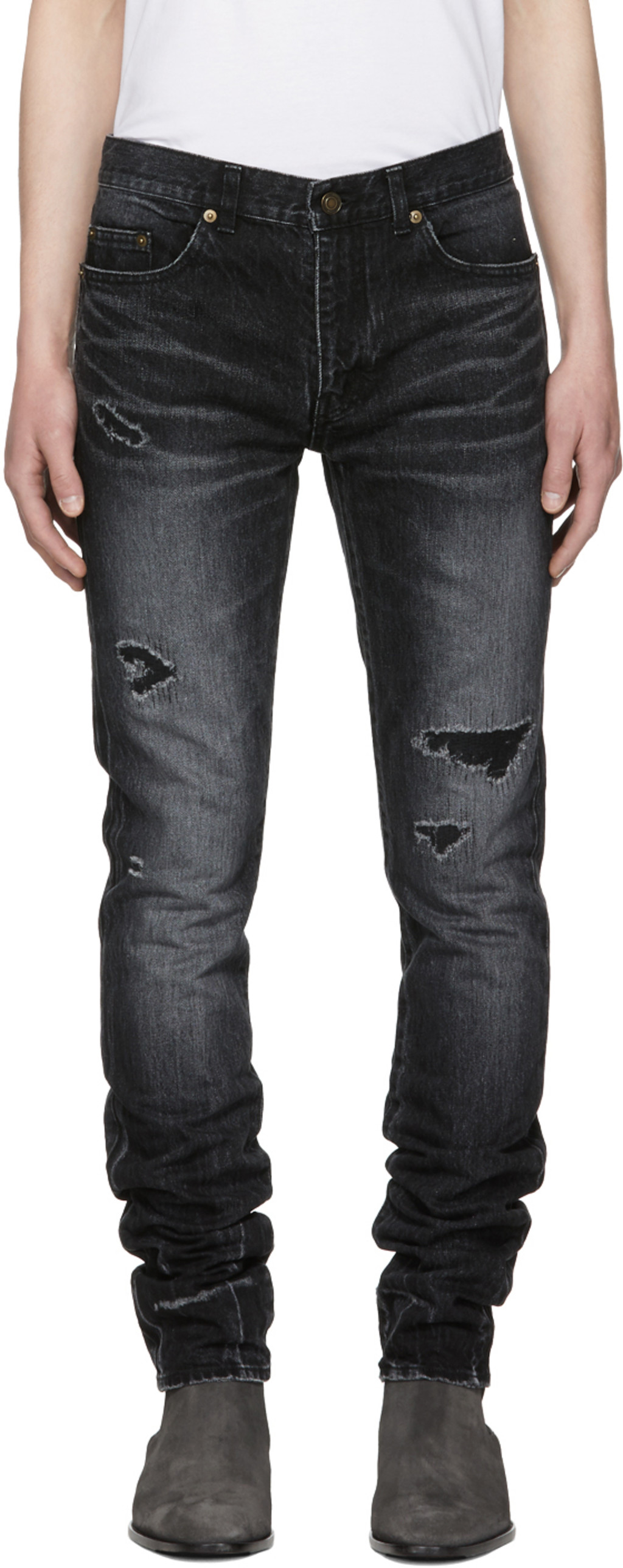 Saint Laurent jeans for Men | SSENSE