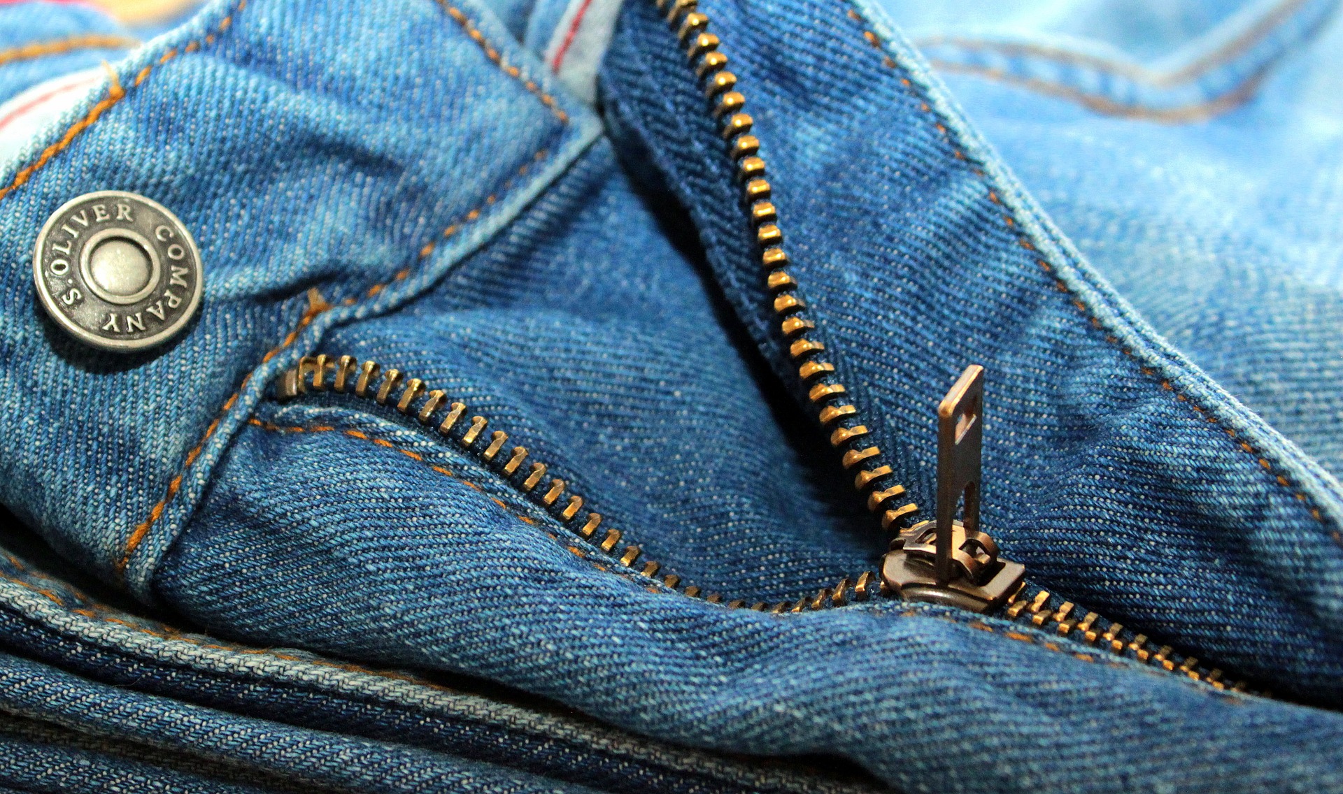 Jeans zipper photo