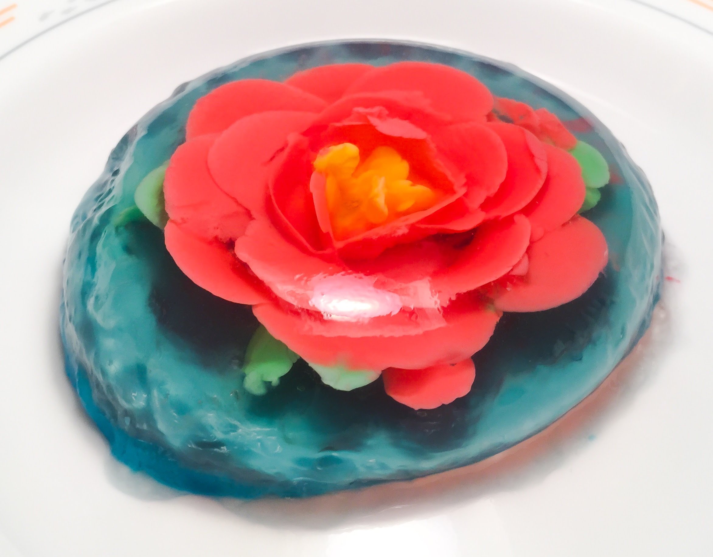 3D Flower Gelatin Dessert / Gelatina Floral - YouTube