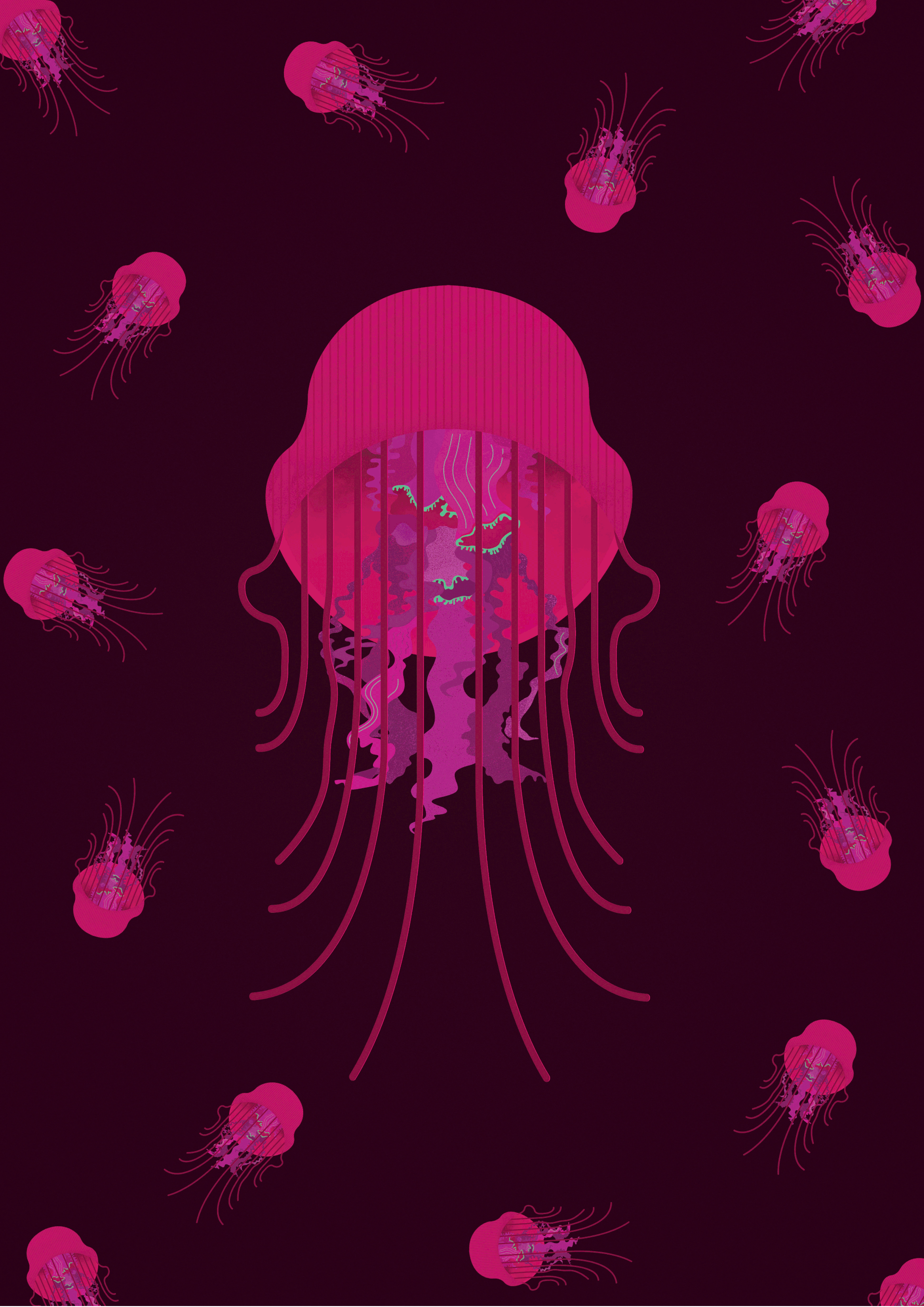 www.kaiitsang.com - Jellyfish Illustration