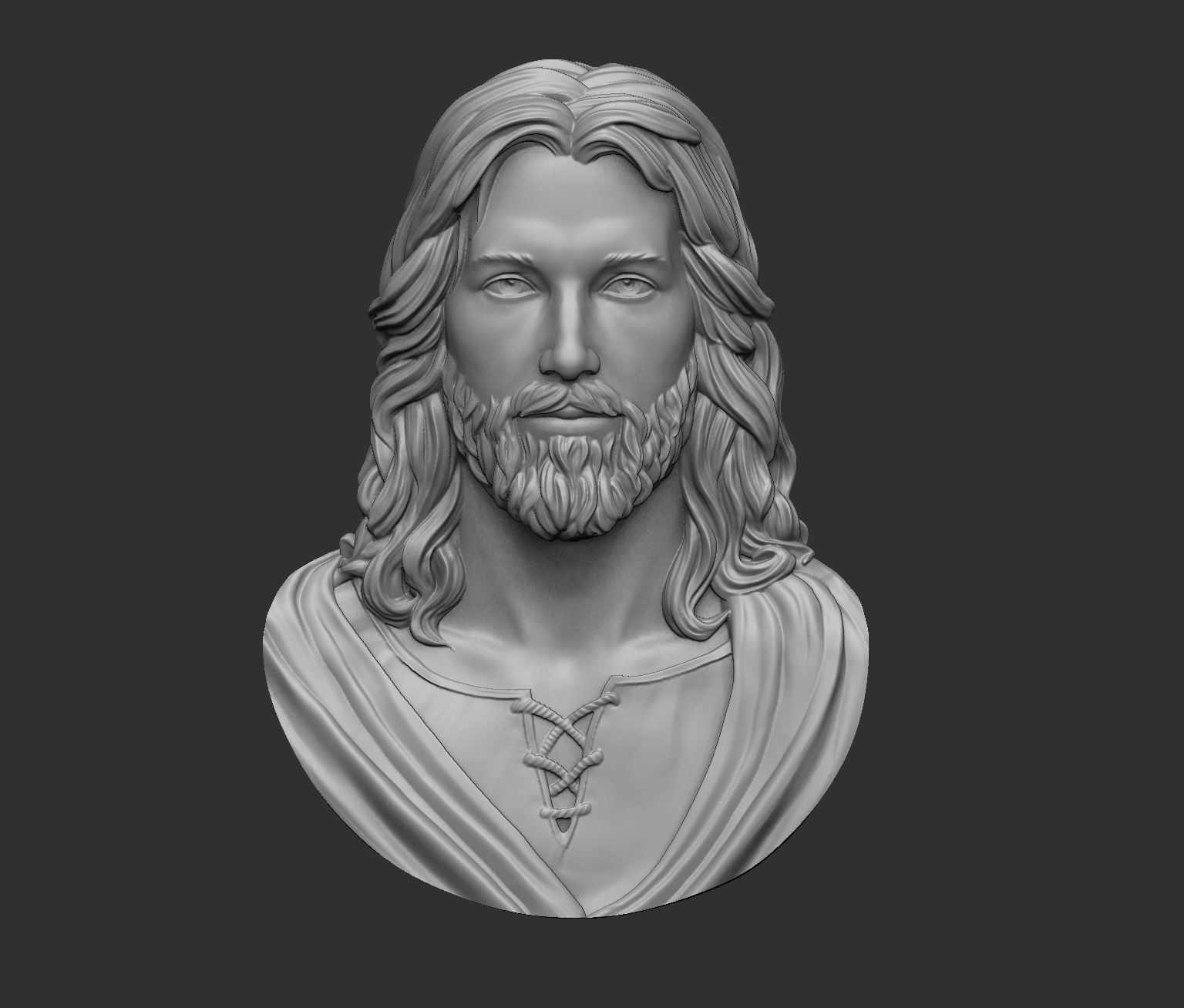 3D printable model Jesus Head Pendant | CGTrader