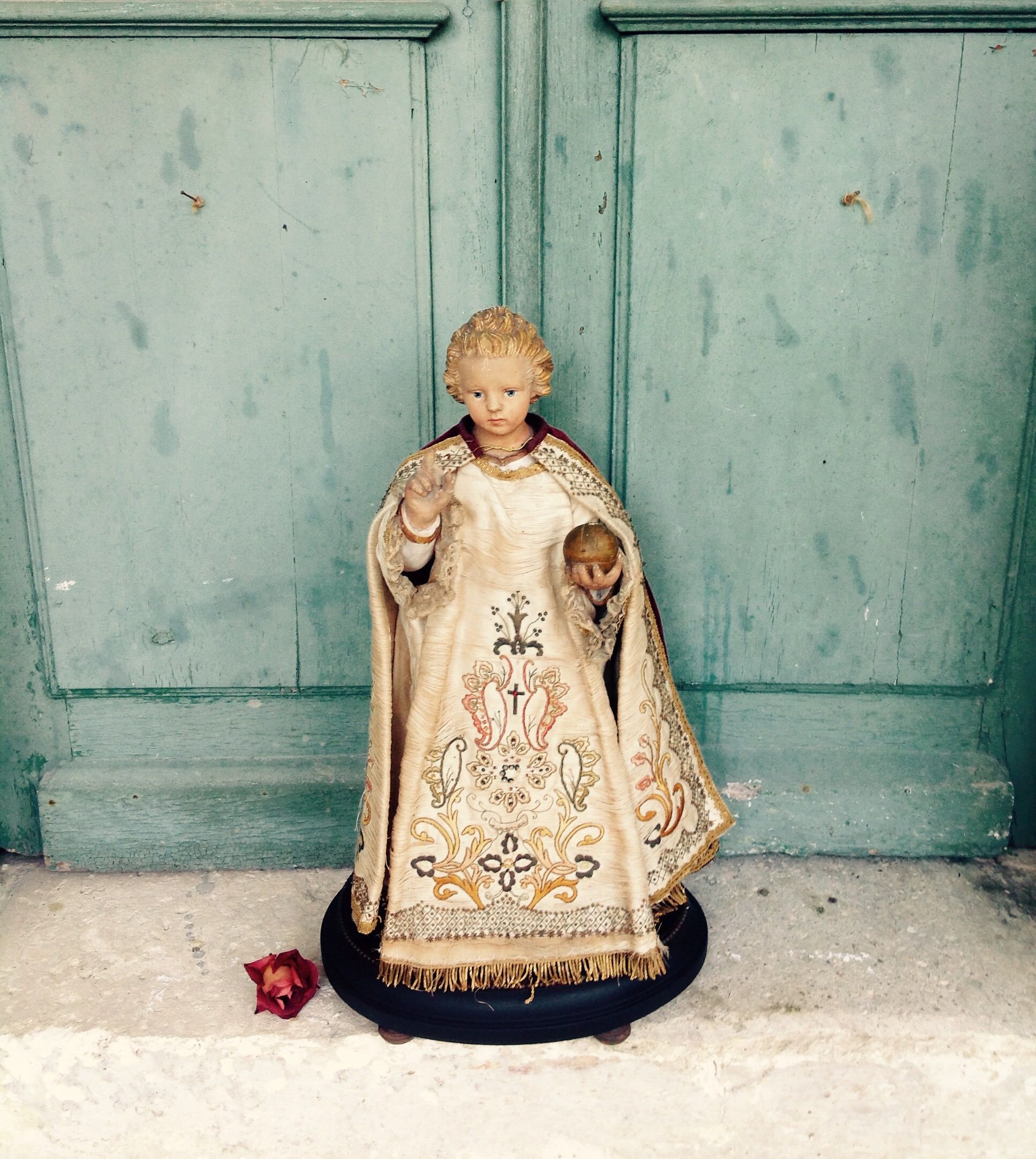 Truly magnificent antique French Jesus Christ child - infant of ...