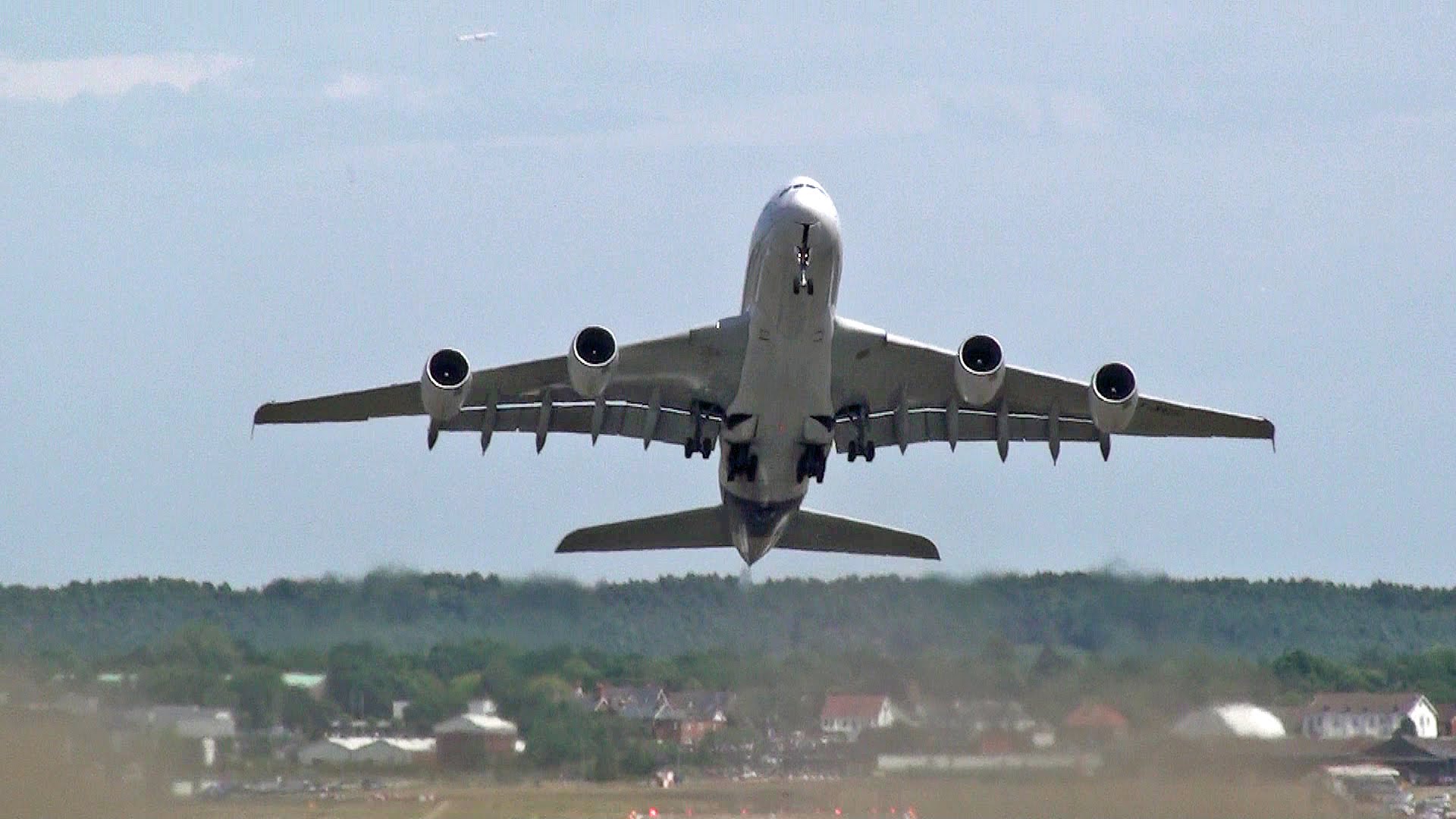 Jetliner taking-off photo