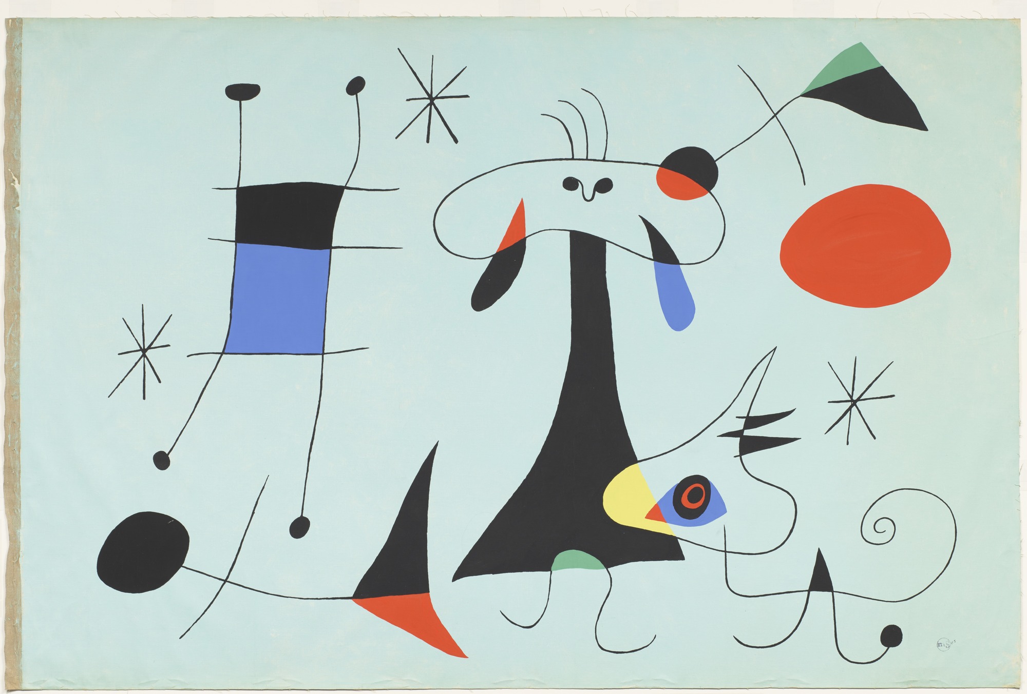Joan Miró. The Sun (El Sol). 1949 | MoMA