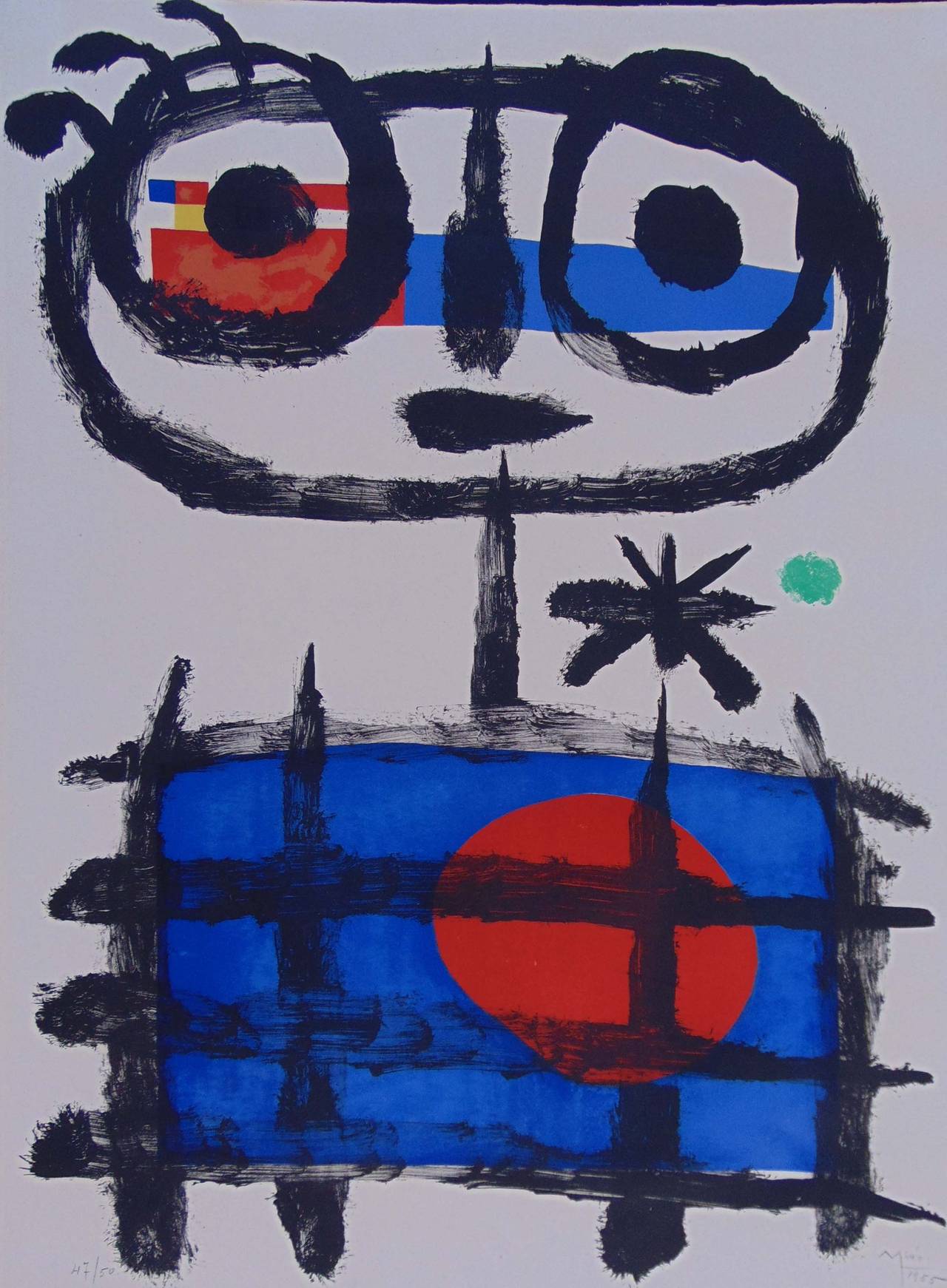 Joan Miró - Sun Eater / Mangeur de Soleil, Print For Sale at 1stdibs